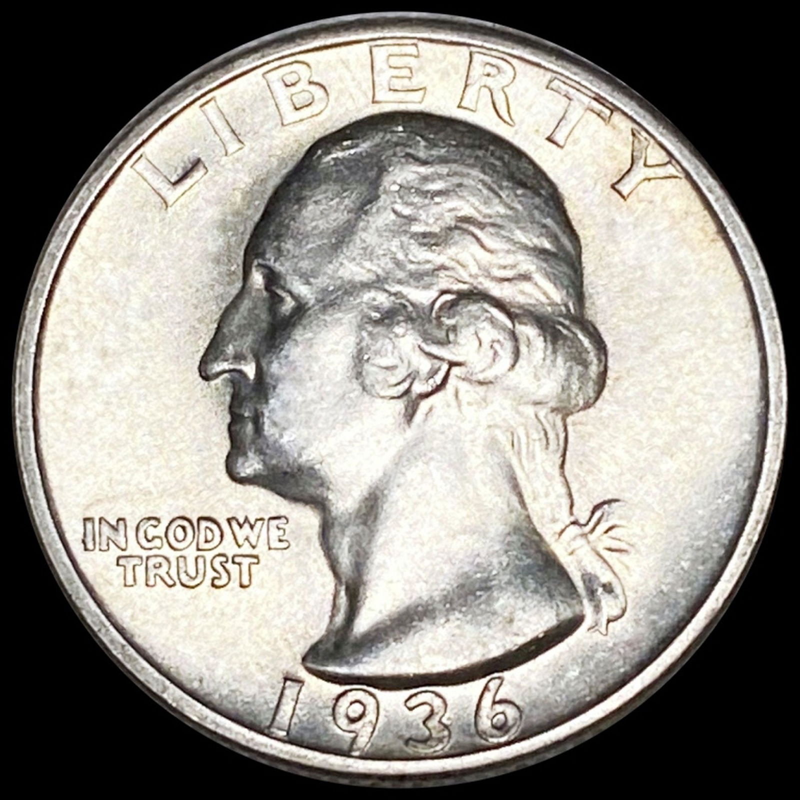 1936-S Washington Silver Quarter UNCIRCULATED (1 of 2)