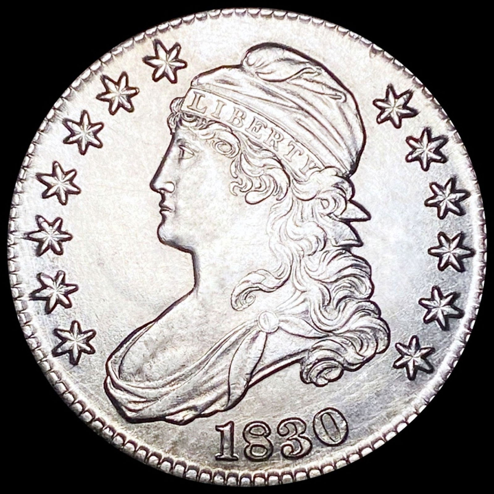 1830 Capped Bust Half Dollar UNCIRCULATED (1 of 2)