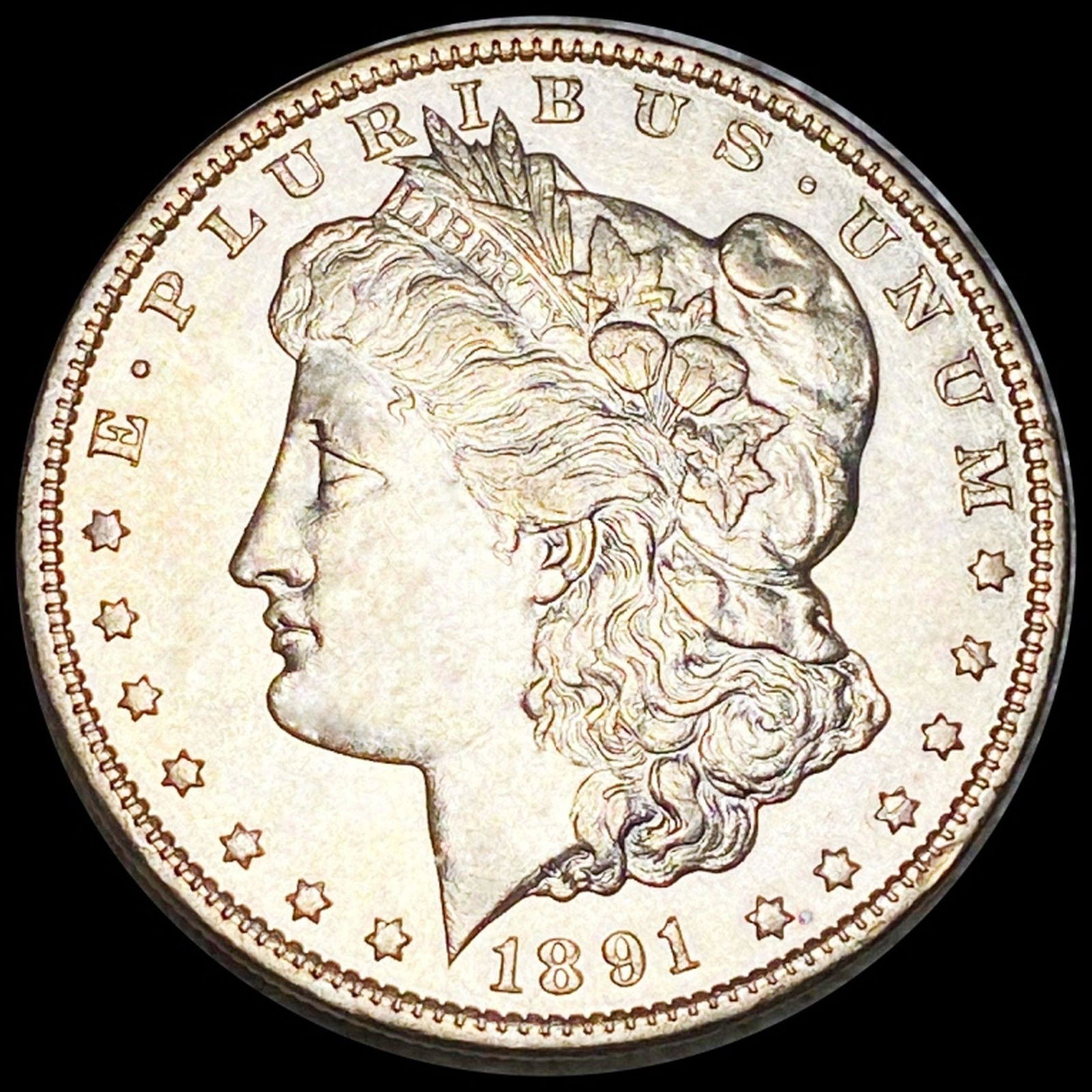 1891-CC Morgan Silver Dollar UNCIRCULATED (1 of 2)