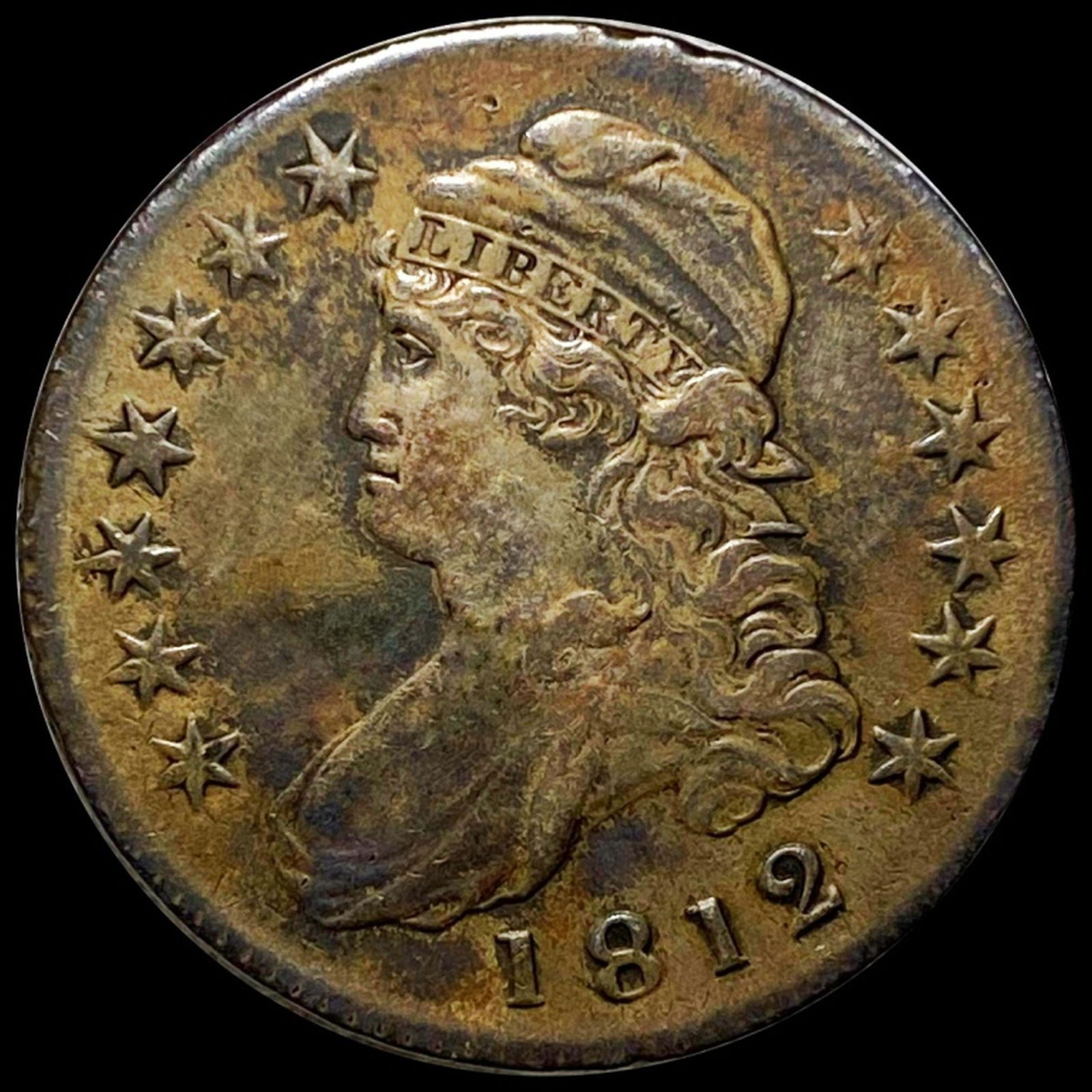 1812 Capped Bust Half Dollar LIGHTLY CIRCULATED (1 of 2)