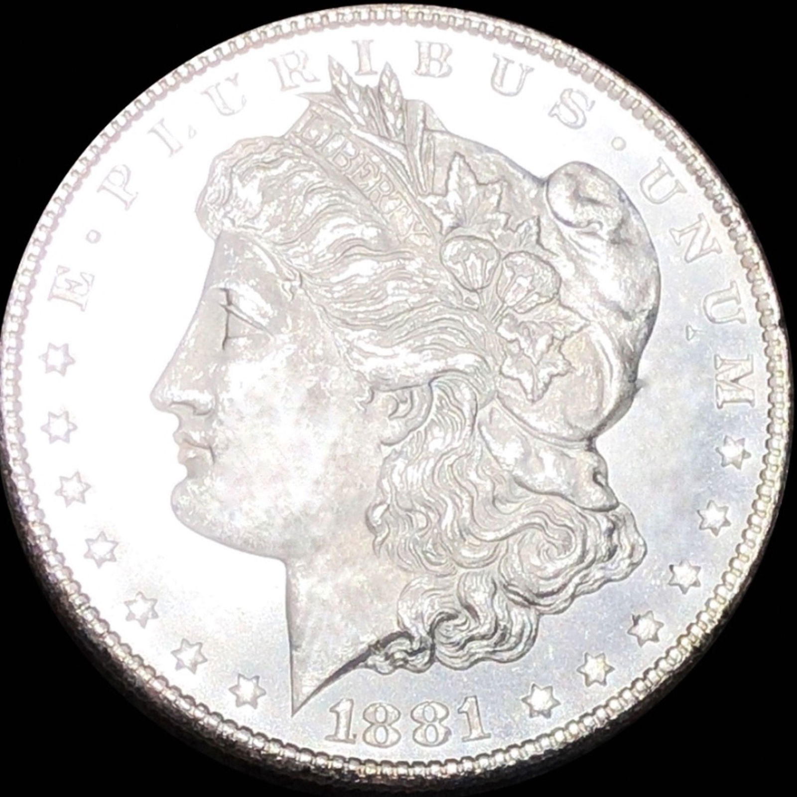 1881-CC Morgan Silver Dollar CHOICE BU PL (1 of 2)