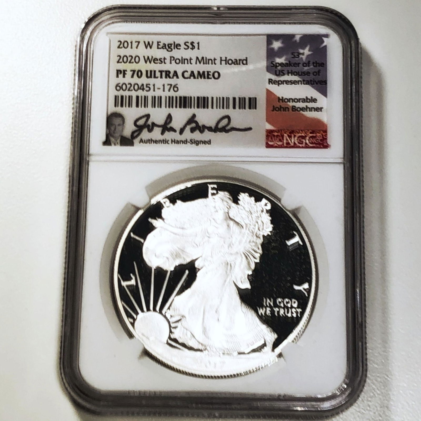 2017-W Silver Eagle NGC - PF 70 ULTRA CAMEO (1 of 2)