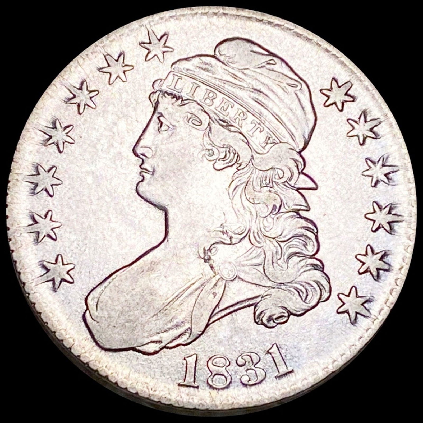 1831 Capped Bust Half Dollar NEARLY UNC (1 of 2)