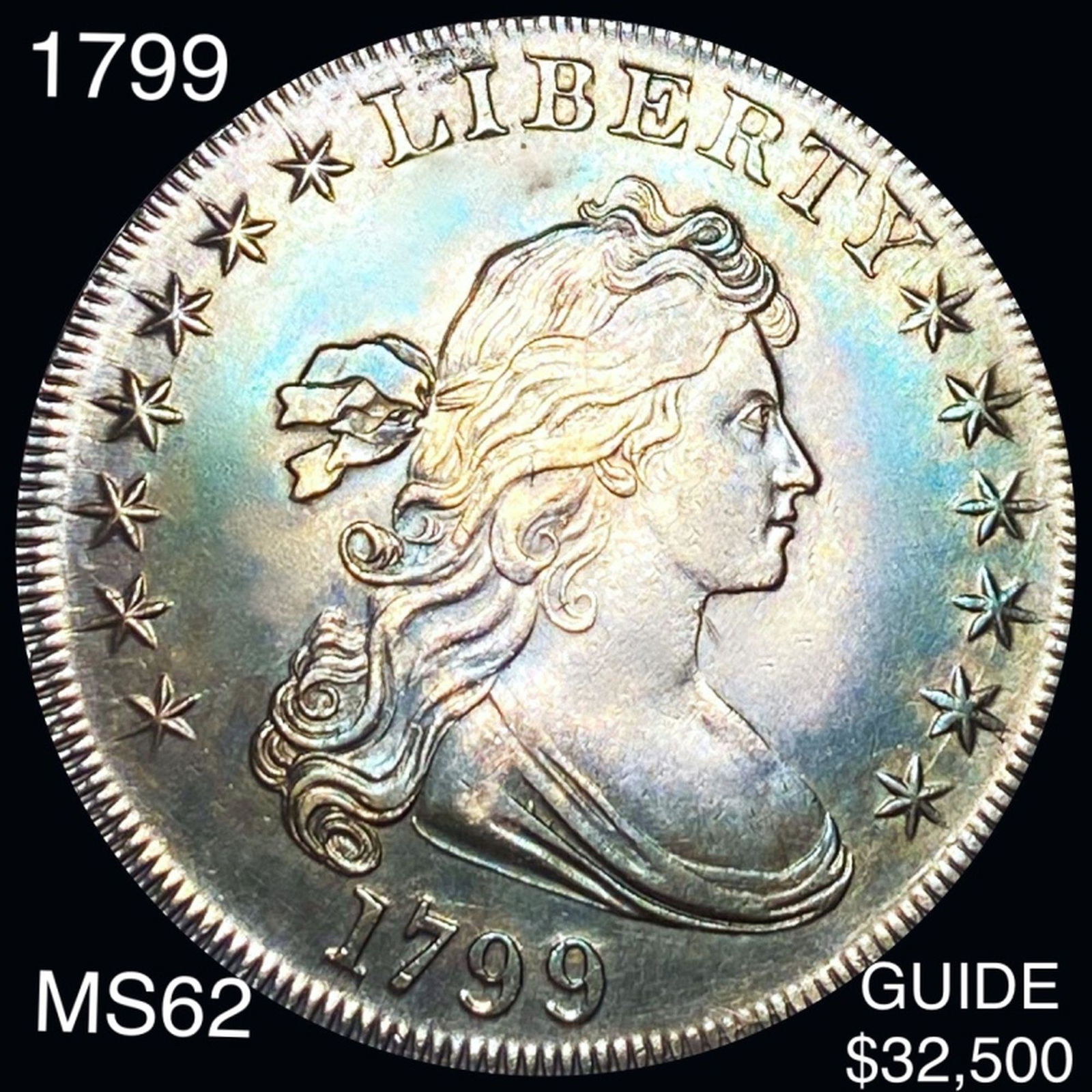 1799 Draped Bust Dollar UNCIRCULATED (1 of 2)