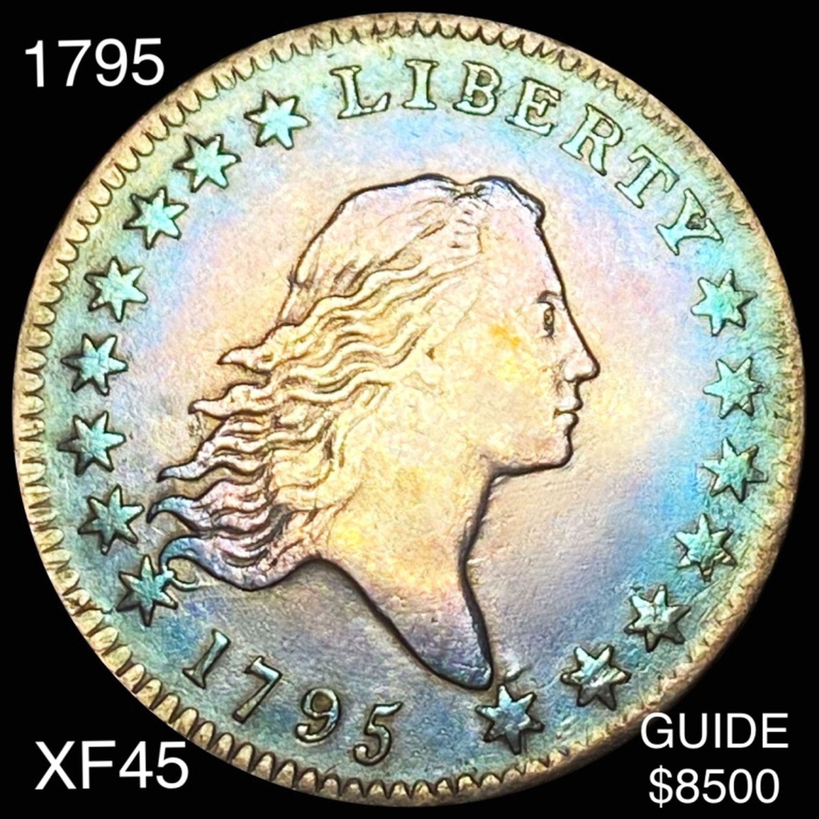 1795 Flowing Hair Half Dollar LIGHT CIRC (1 of 2)