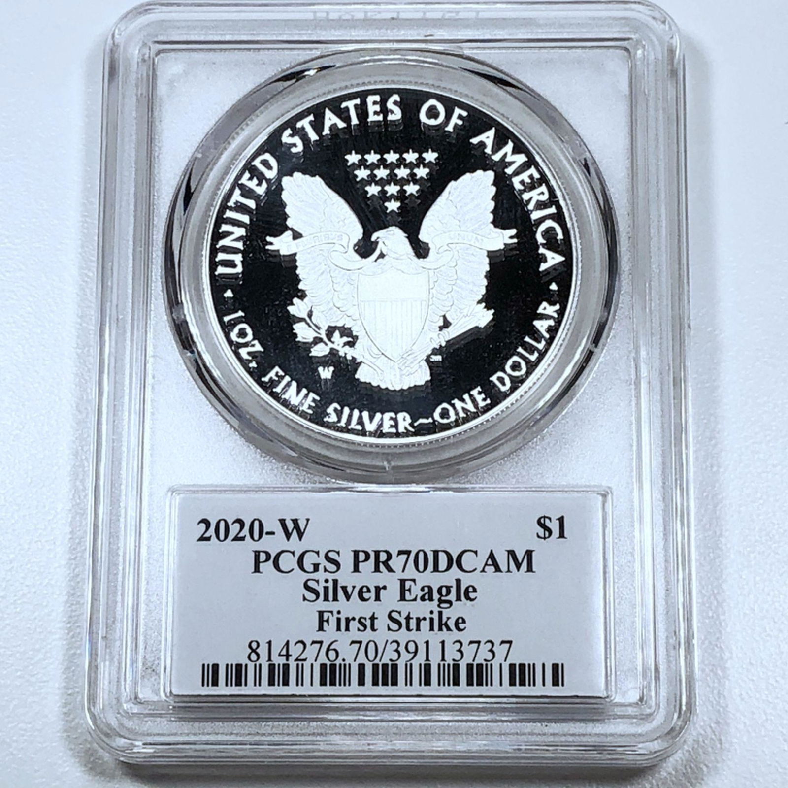 2020-W Silver Eagle PCGS - PR70DCAM FIRST STRIKE (1 of 2)