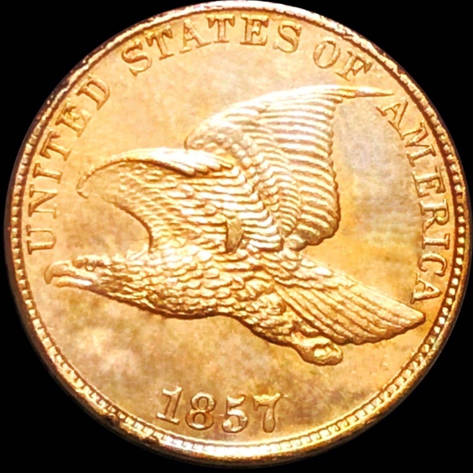 1857 Flying Eagle Cent UNCIRCULATED (1 of 2)