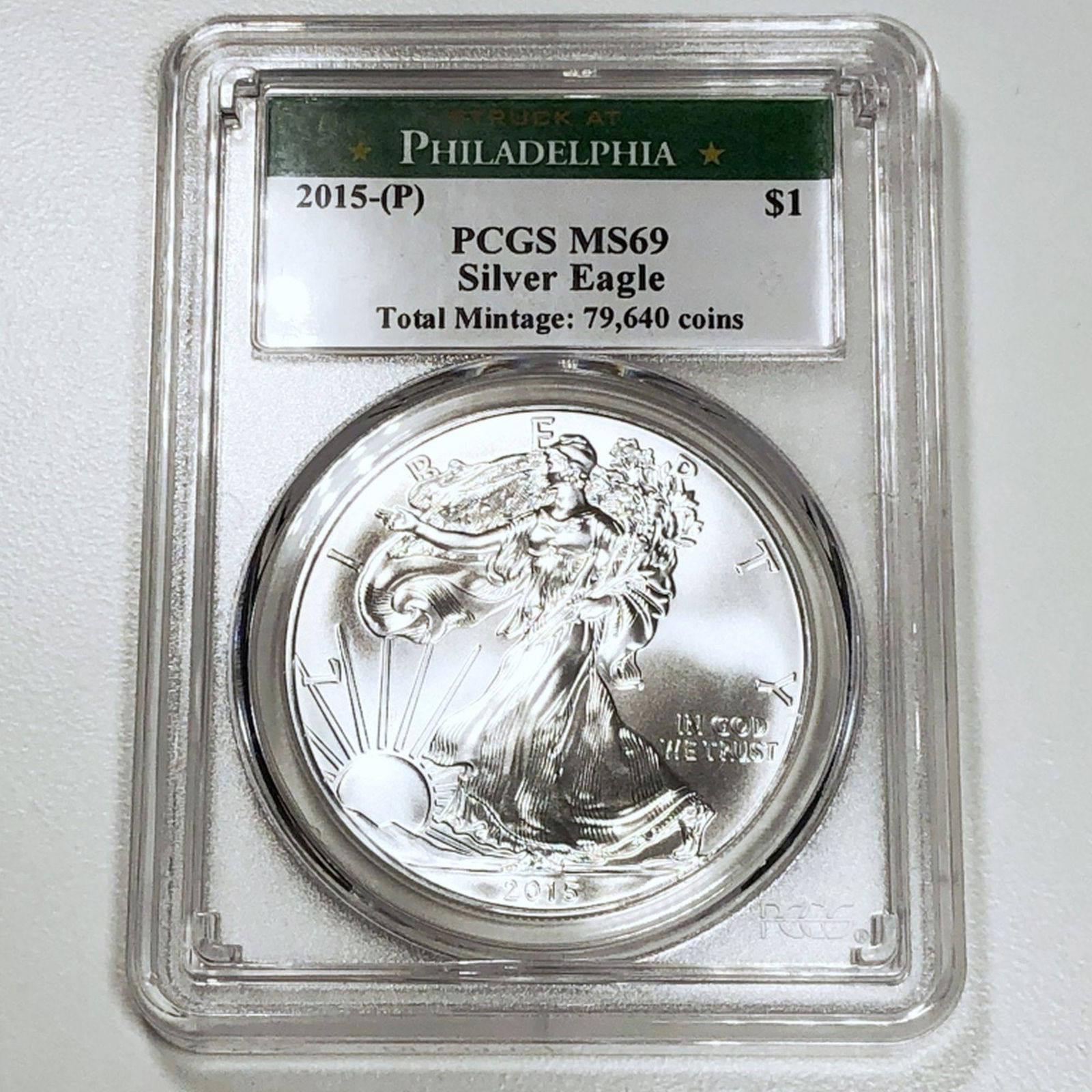 2015-P Silver Eagle PCGS - MS69 (1 of 2)