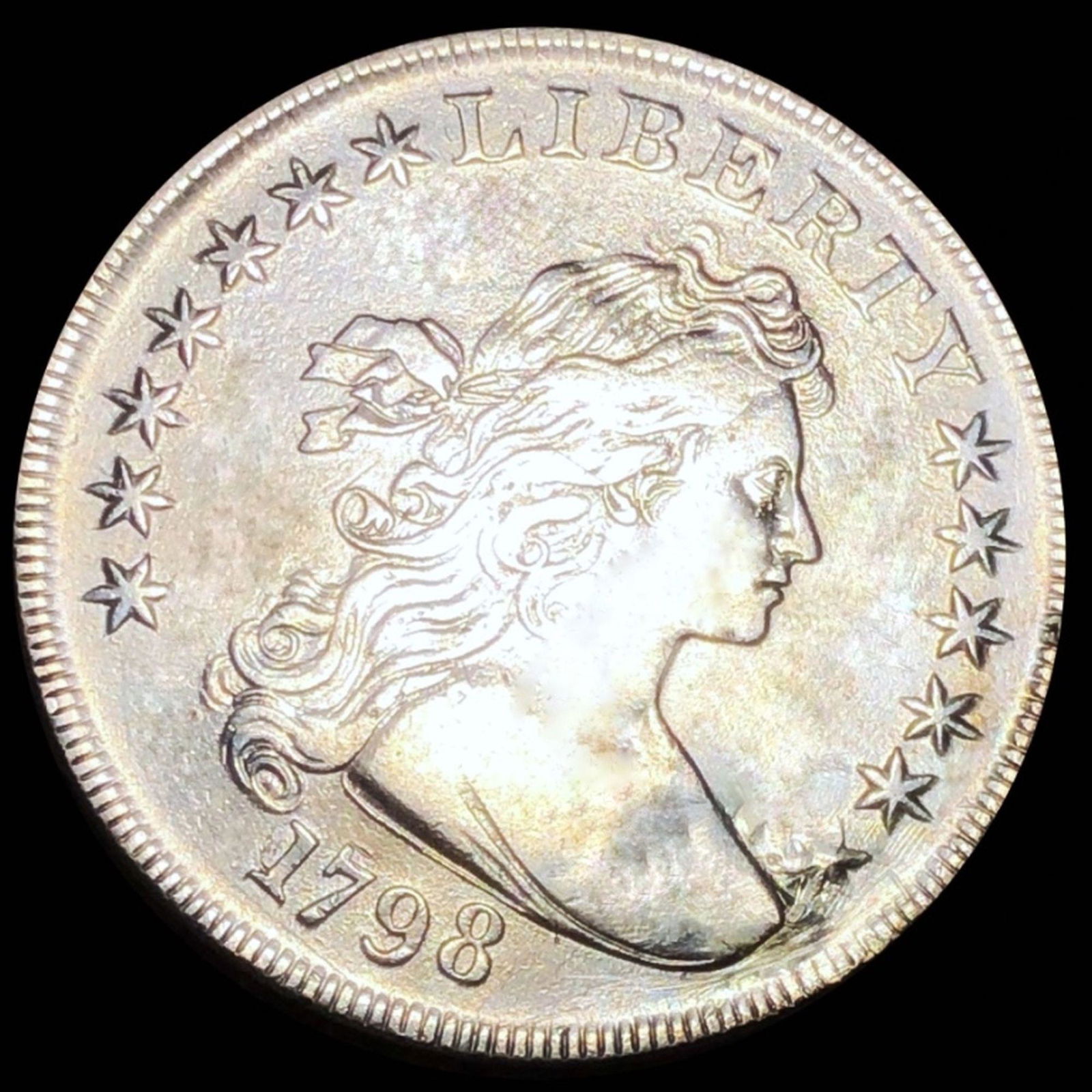 1798 Draped Bust Dollar XF+ (1 of 2)