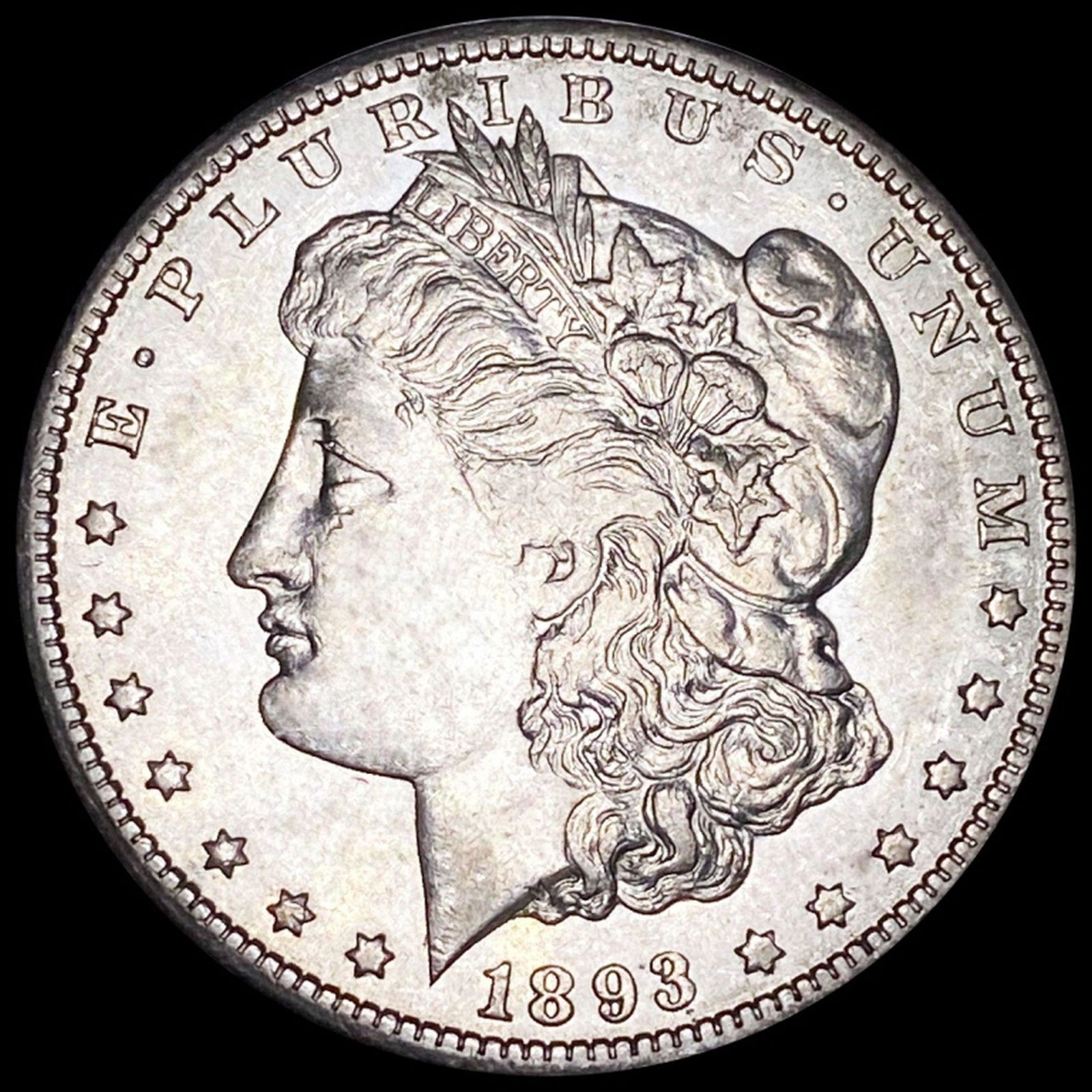 1893-CC Morgan Silver Dollar CLOSELY UNC (1 of 2)