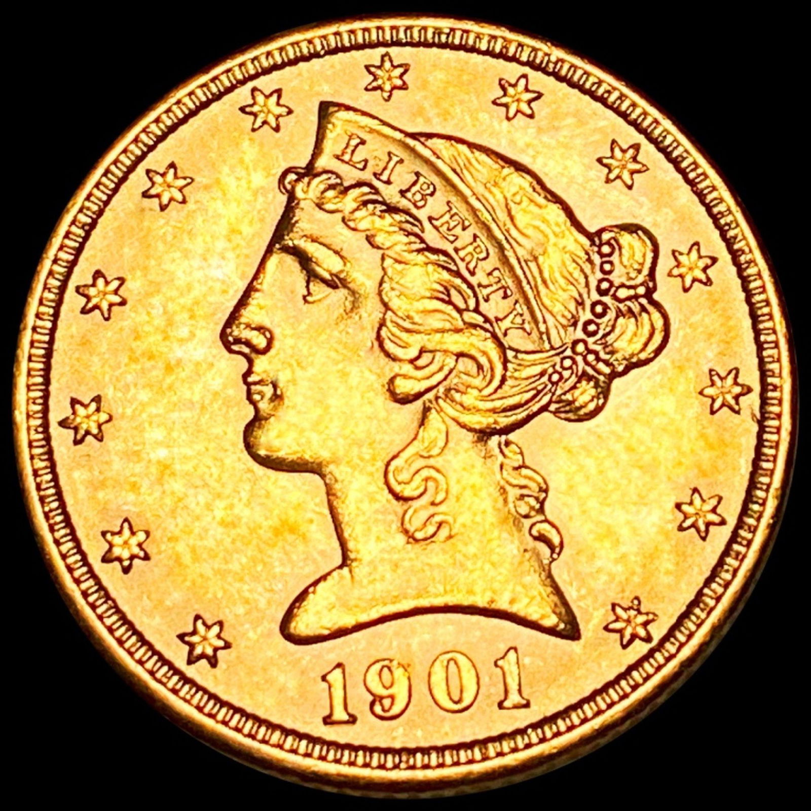 1901 $5 Gold Half Eagle UNCIRCULATED (1 of 2)