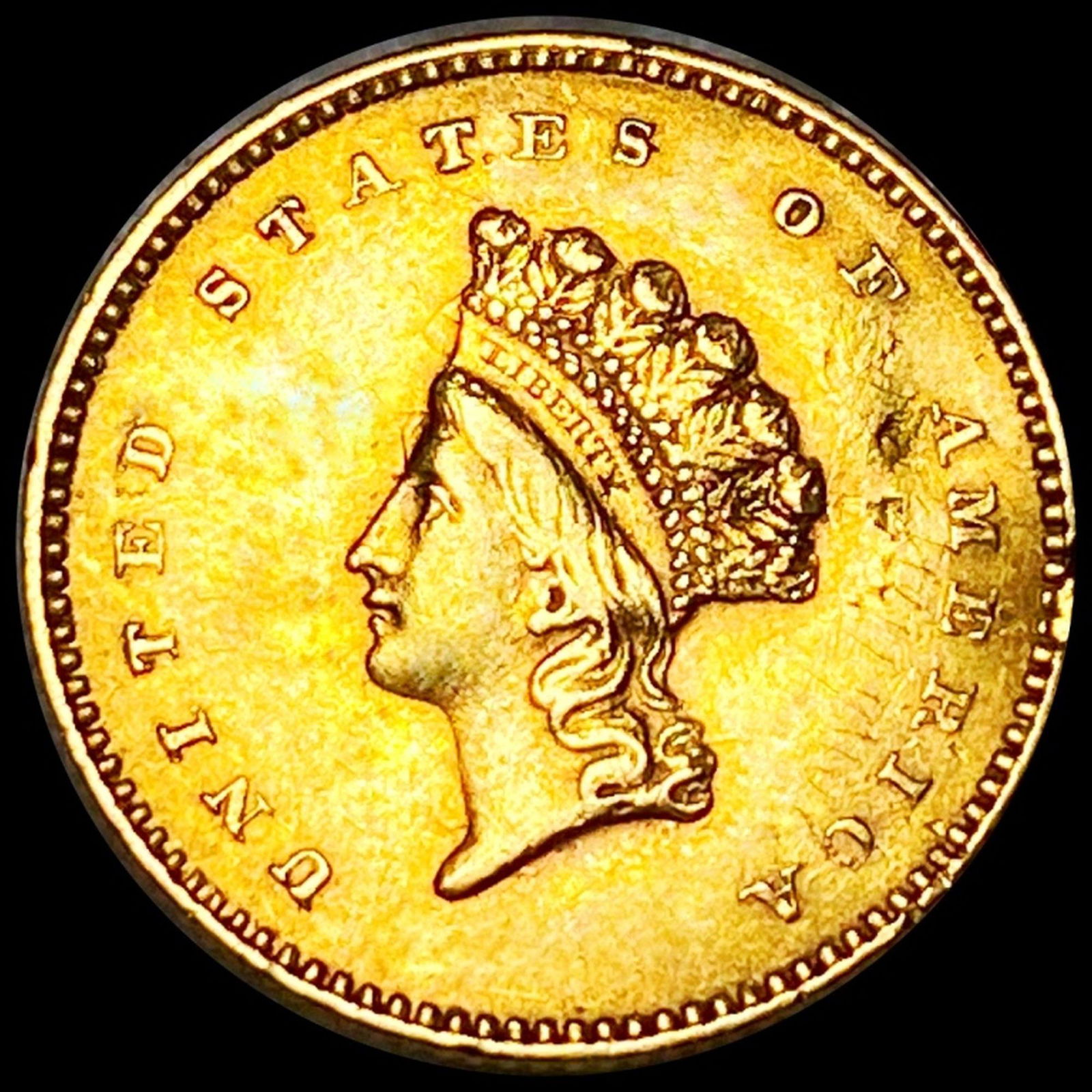 1854 Type 2 Rare Gold Dollar UNCIRCULATED (1 of 2)
