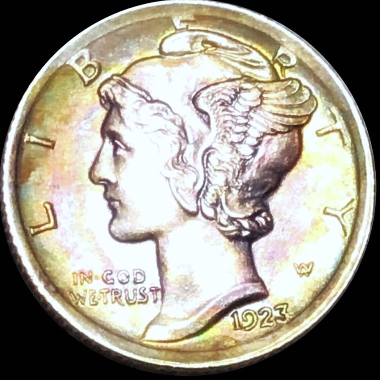 1923 Mercury Silver Dime UNCIRCULATED (1 of 2)