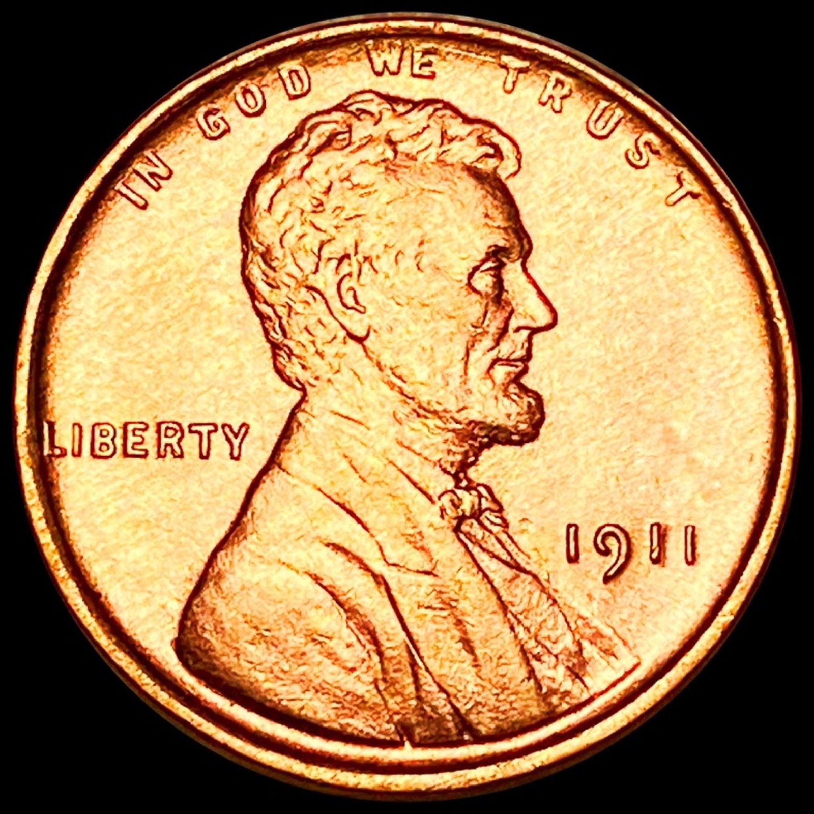 1911 Lincoln Wheat Penny CHOICE BU RED (1 of 2)