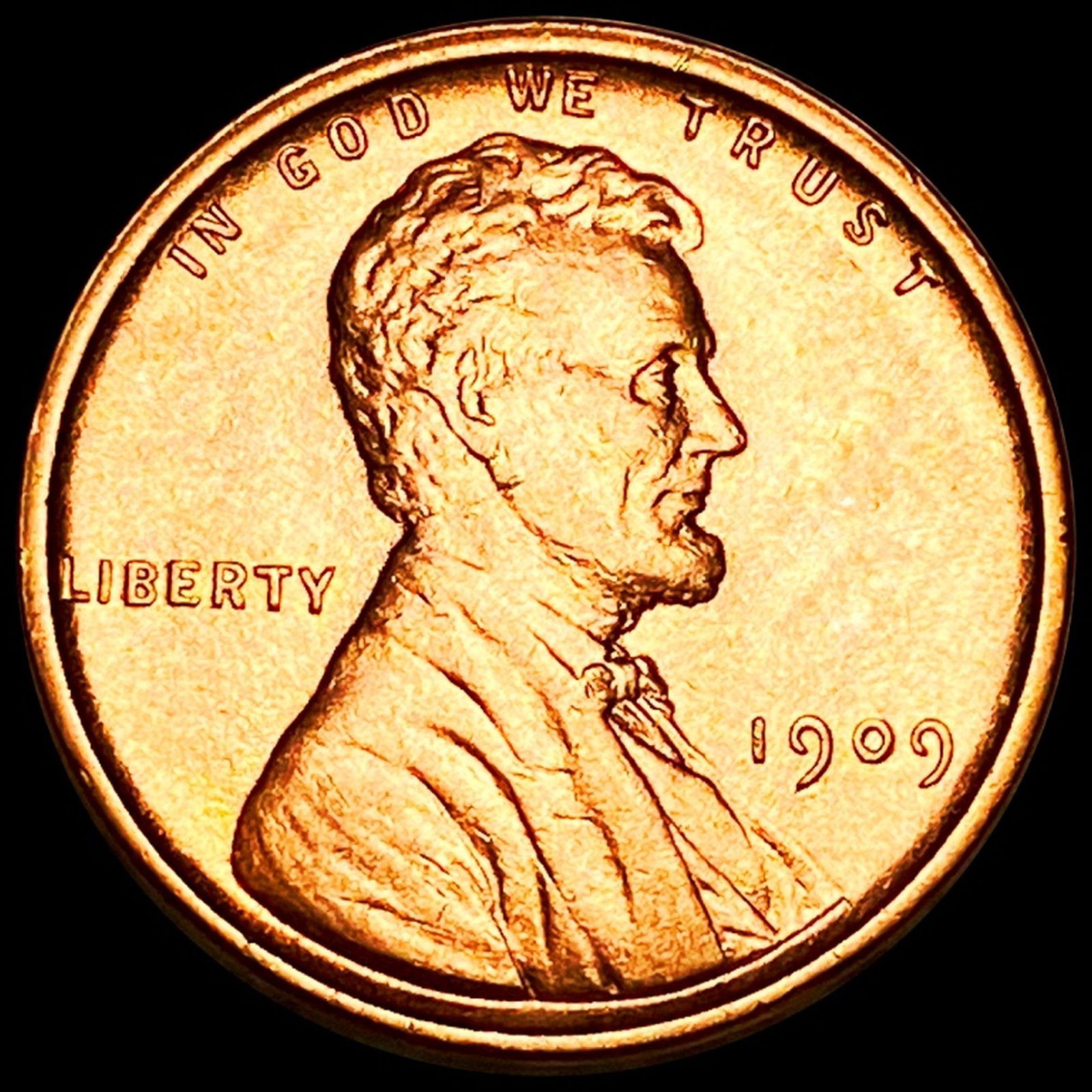1909 V.D.B. Lincoln Wheat Penny UNCIRCULATED RED (1 of 2)