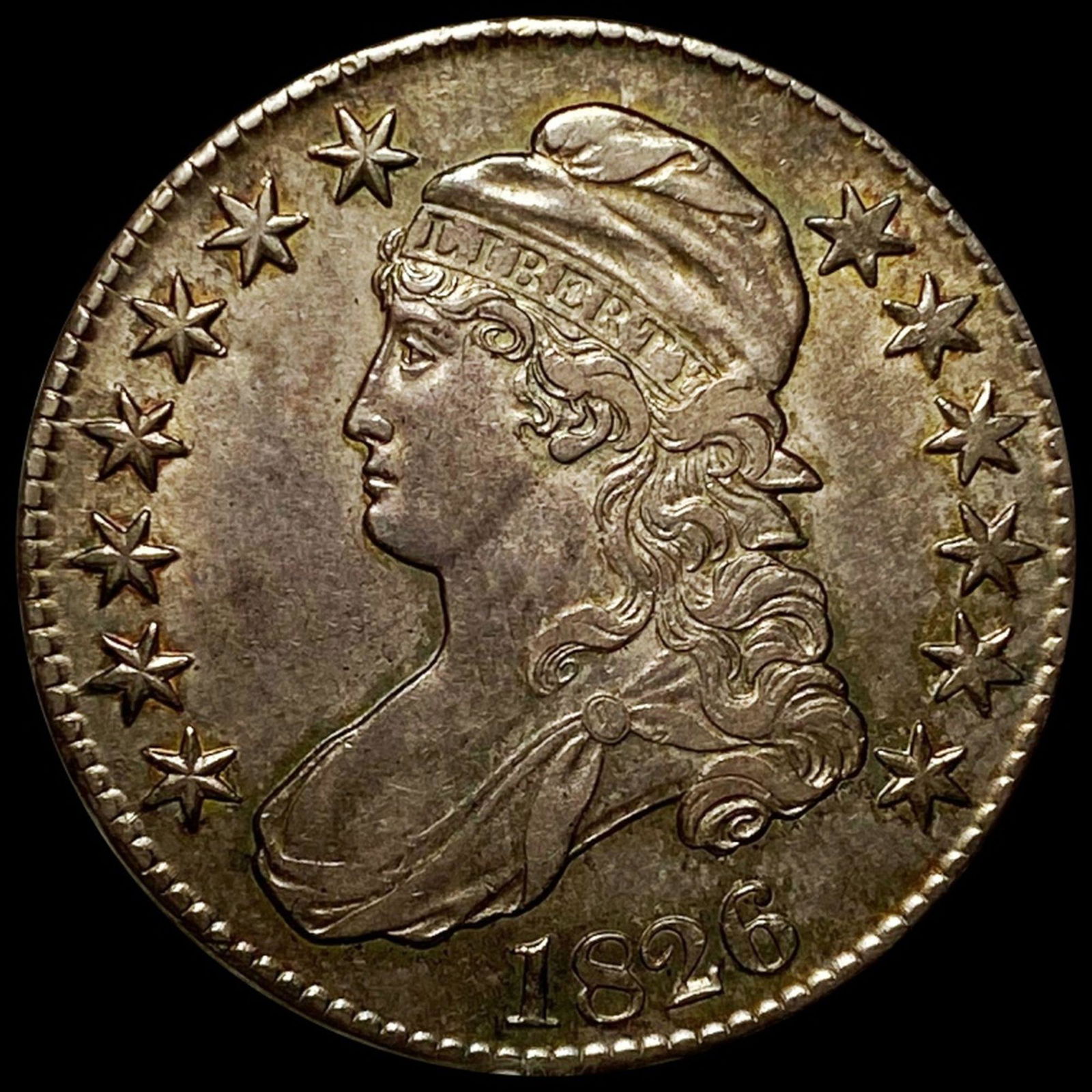 1826 Capped Bust Half Dollar CLOSELY UNC (1 of 2)