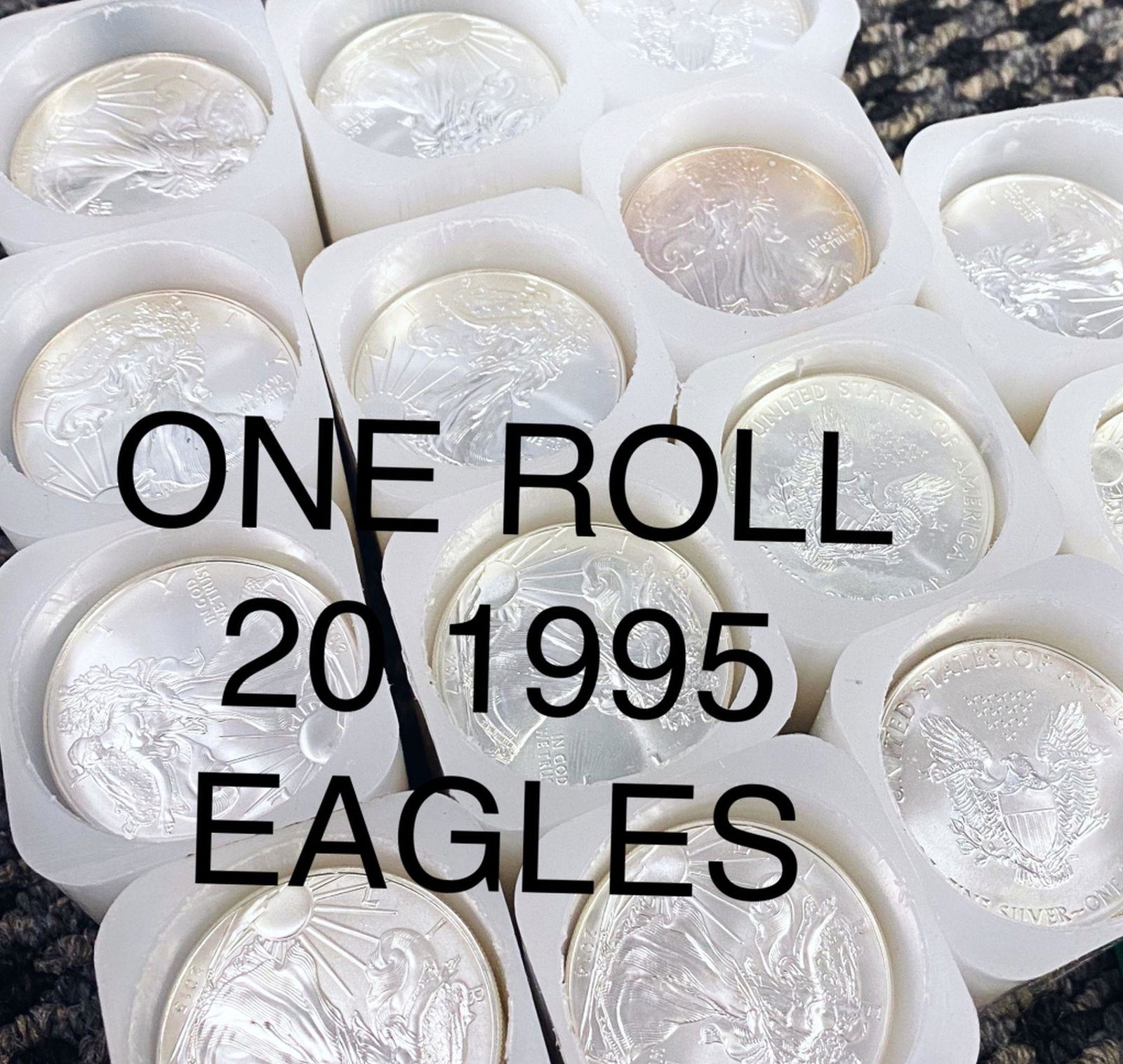 (1) 1995 American Silver Eagle Roll GEM BU (1 of 2)