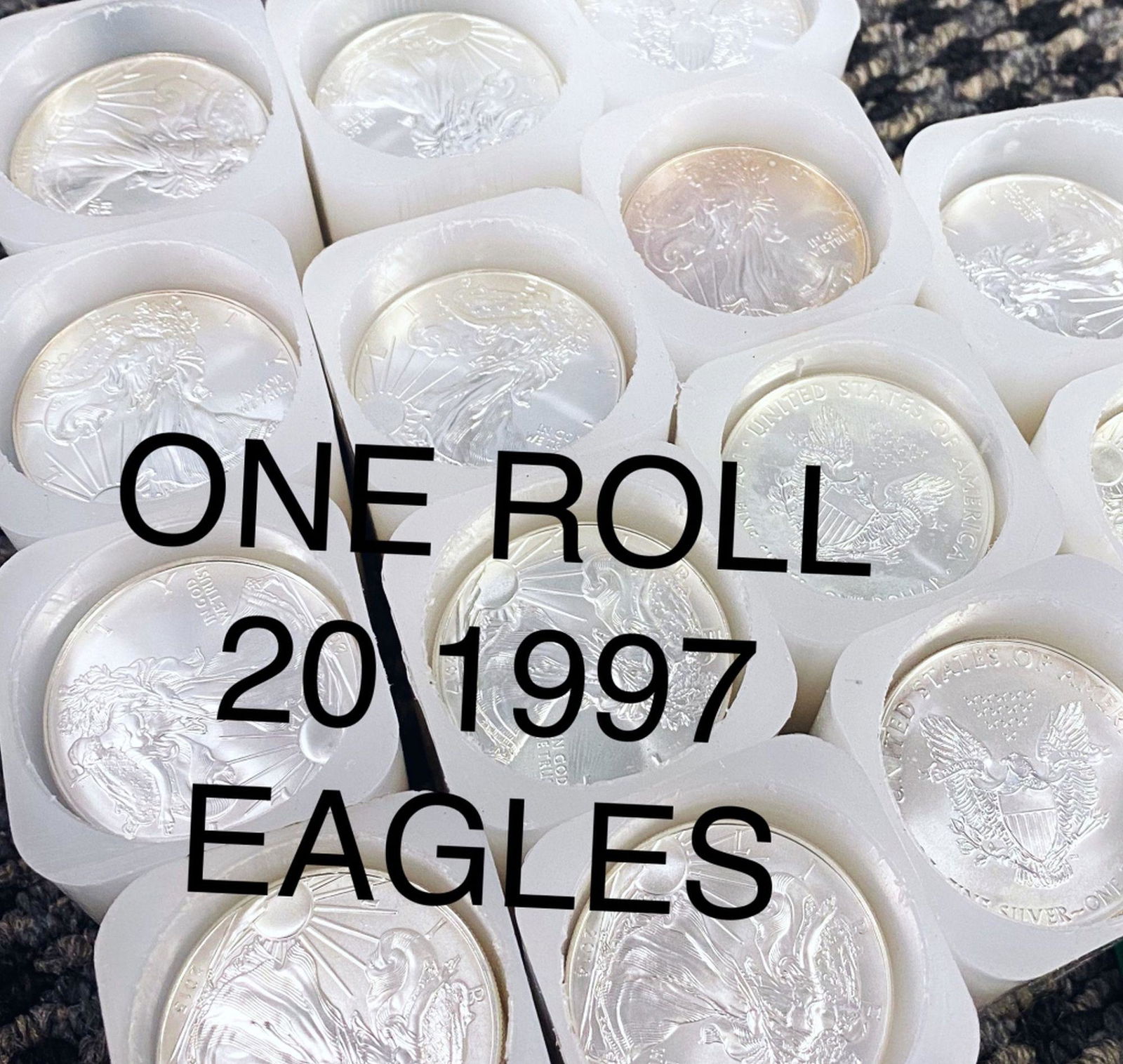 (1) 1997 American Silver Eagle Roll GEM BU (1 of 2)