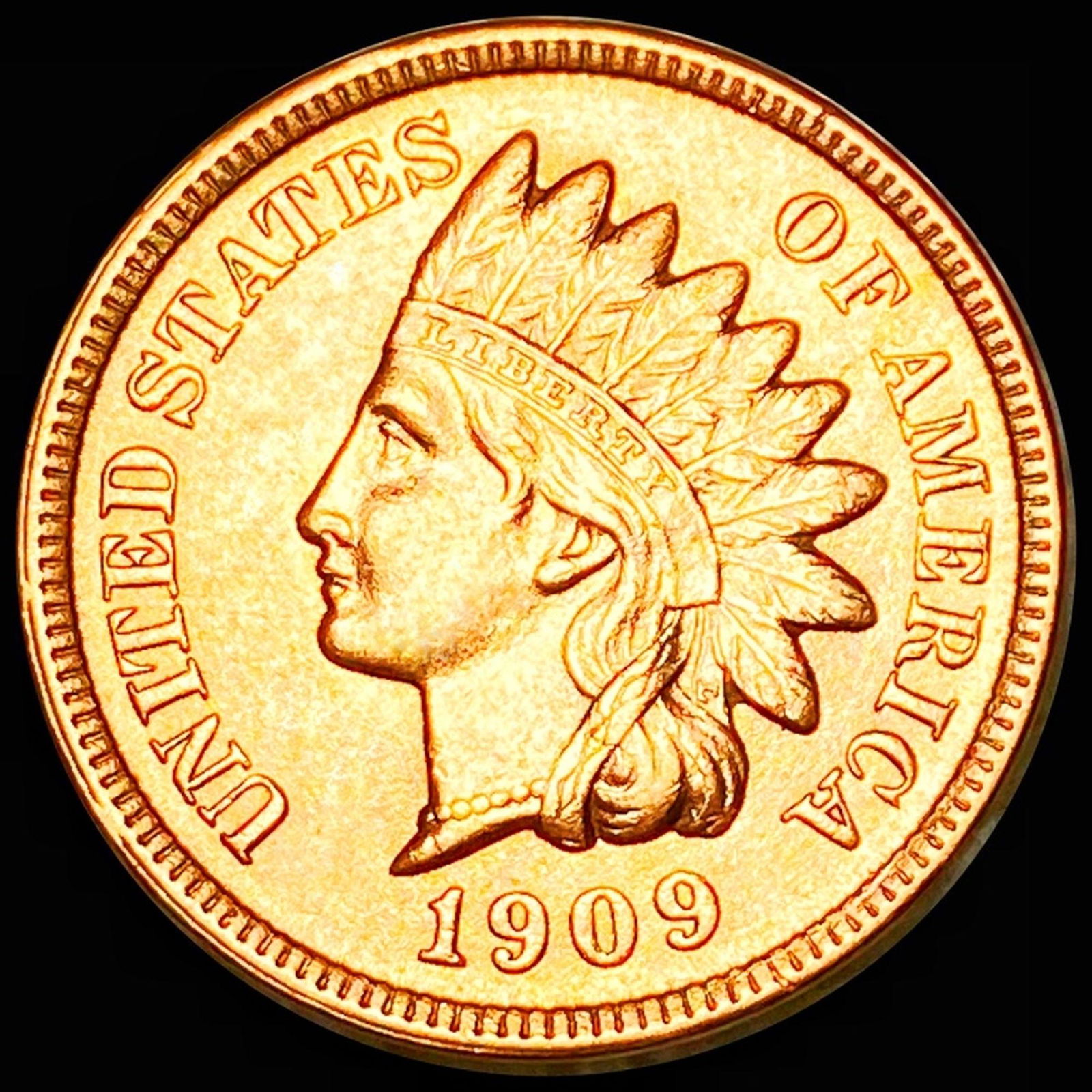 1909-S Indian Head Penny UNCIRCULATED (1 of 2)