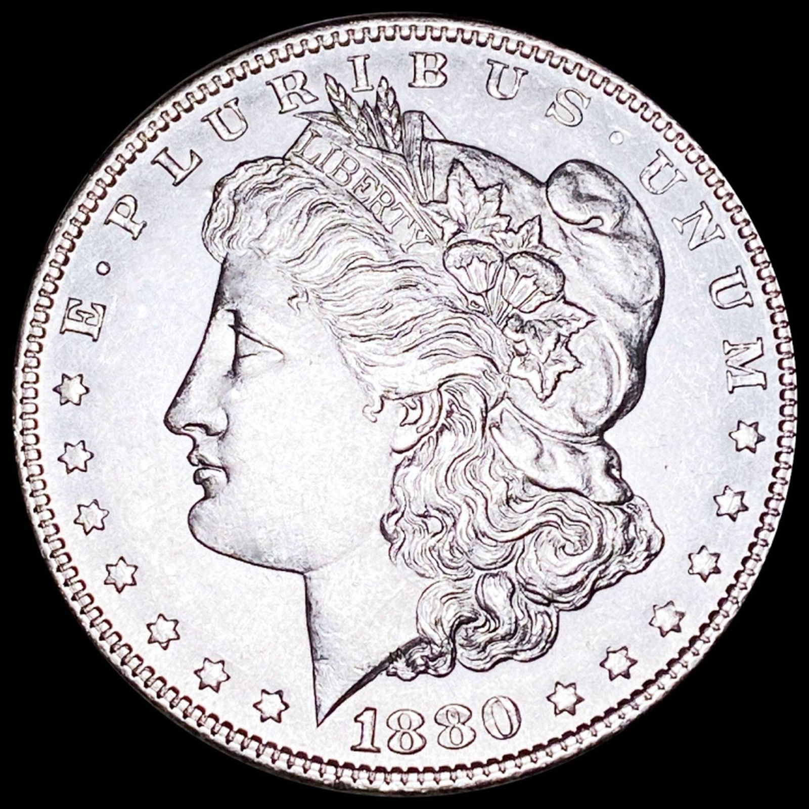 1880-O "MICRO O" Morgan Silver Dollar UNC (1 of 2)