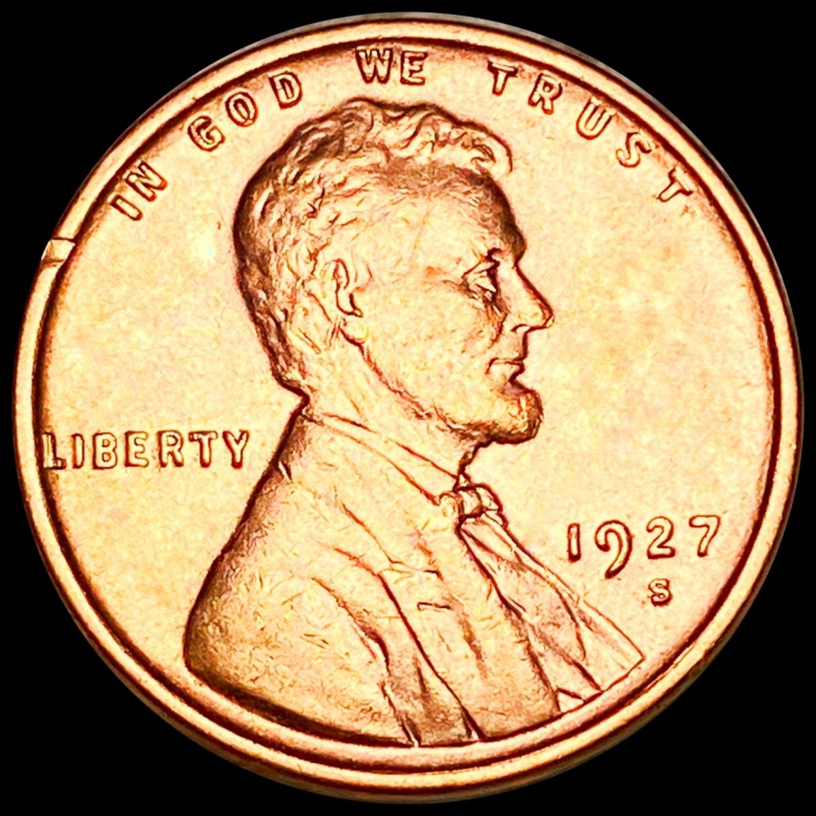 1927-S Lincoln Wheat Penny UNCIRCULATED (1 of 2)