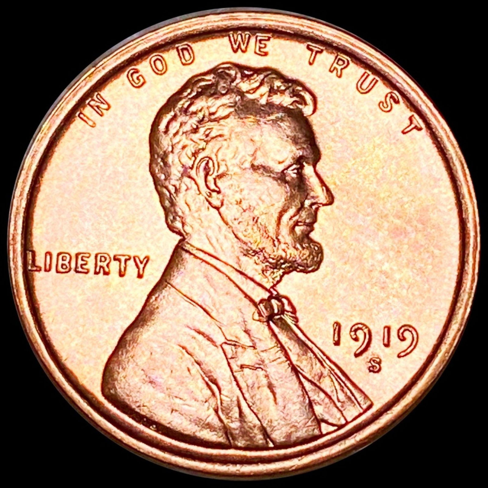 1919-S Lincoln Wheat Penny UNCIRCULATED (1 of 2)