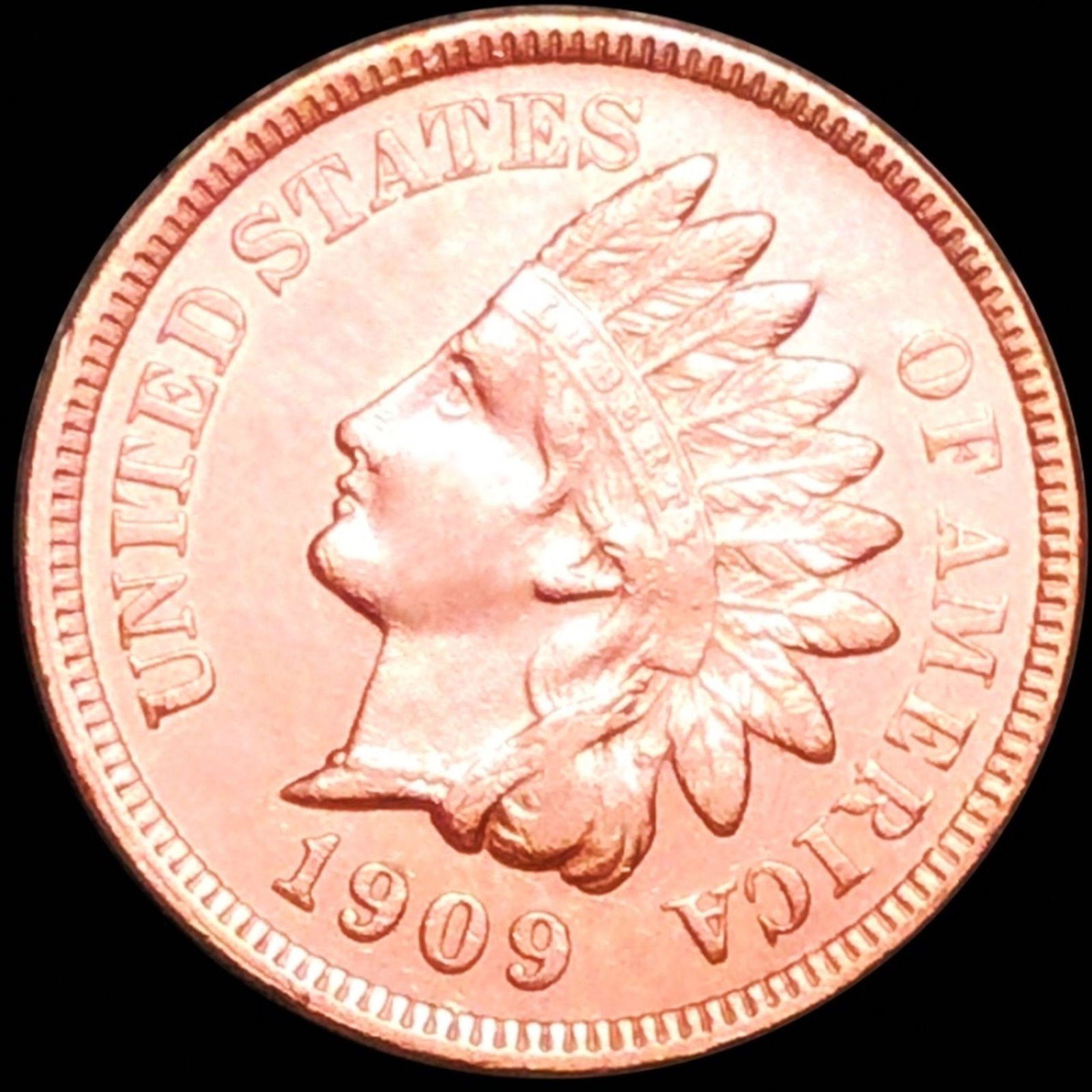 1909 Indian Head Penny UNCIRCULATED (1 of 2)