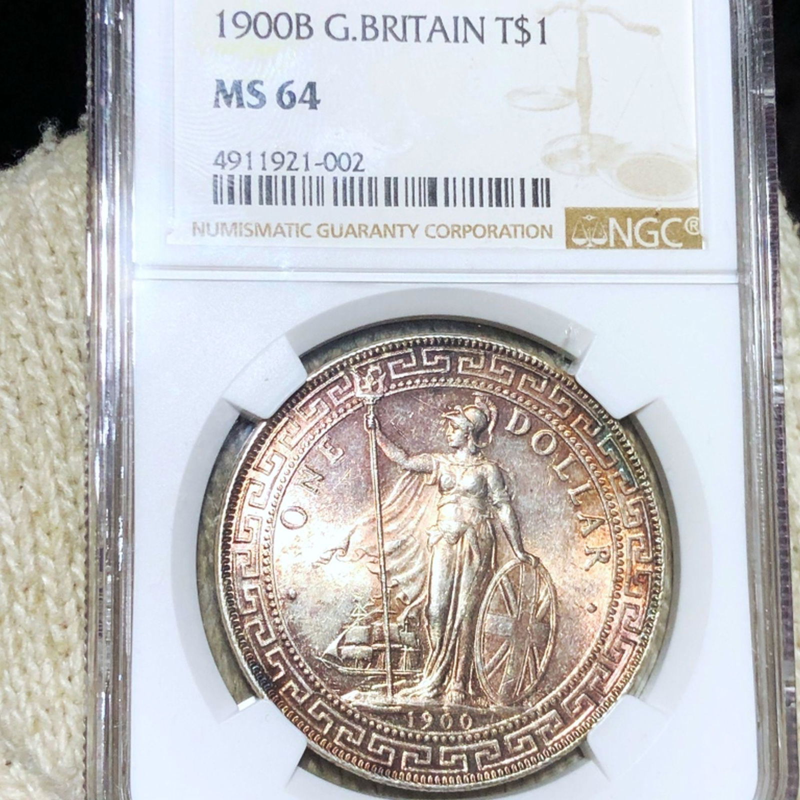 1900B Great Britain Trade Dollar NGC - MS64 (1 of 2)