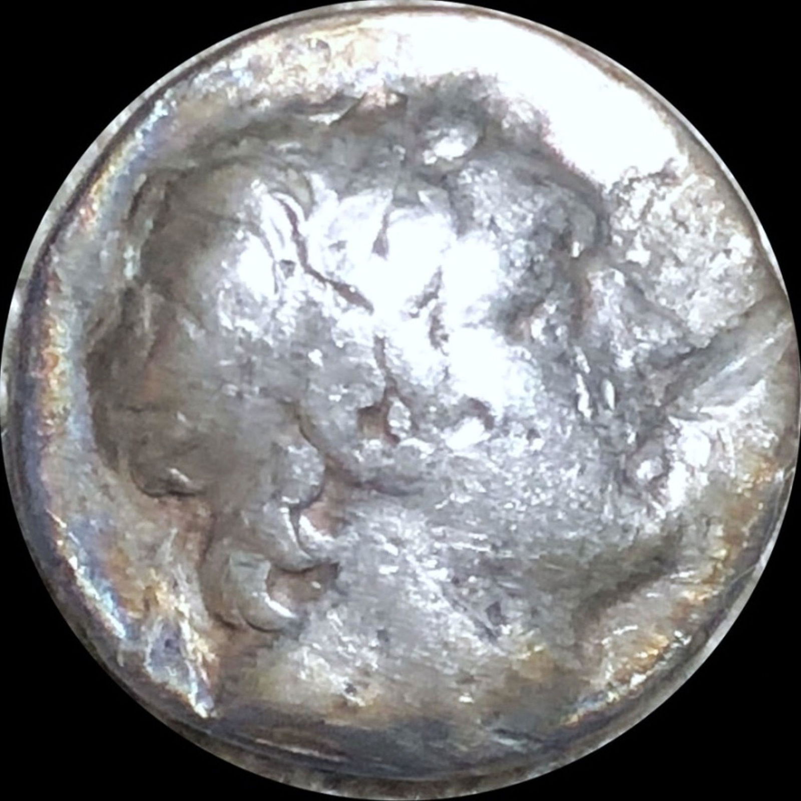 95-63 BC Ancient Greece Silver Drachm NICELY CIRC (1 of 2)