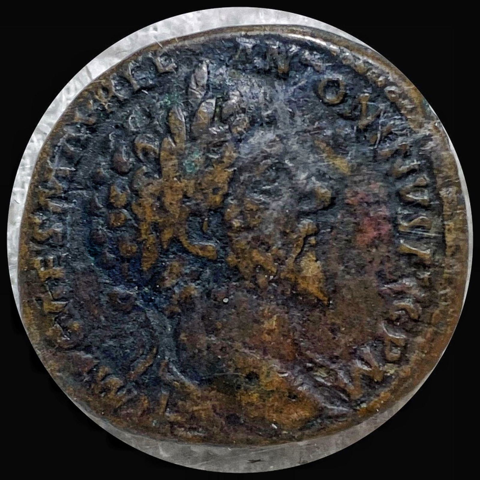 161-180 AD Marcus Aurelius Sestertius LIGHT CIRC (1 of 4)