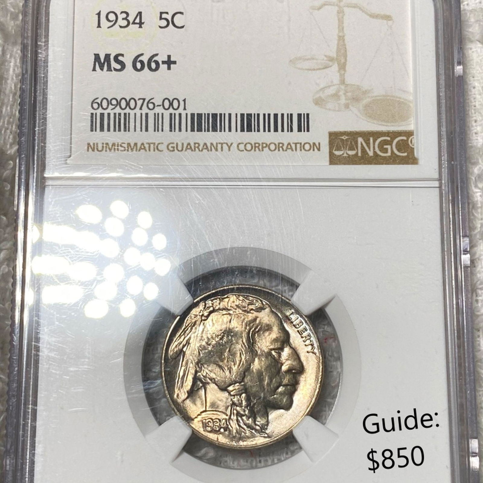 1934 Buffalo Head Nickel NGC - MS66+ (1 of 2)