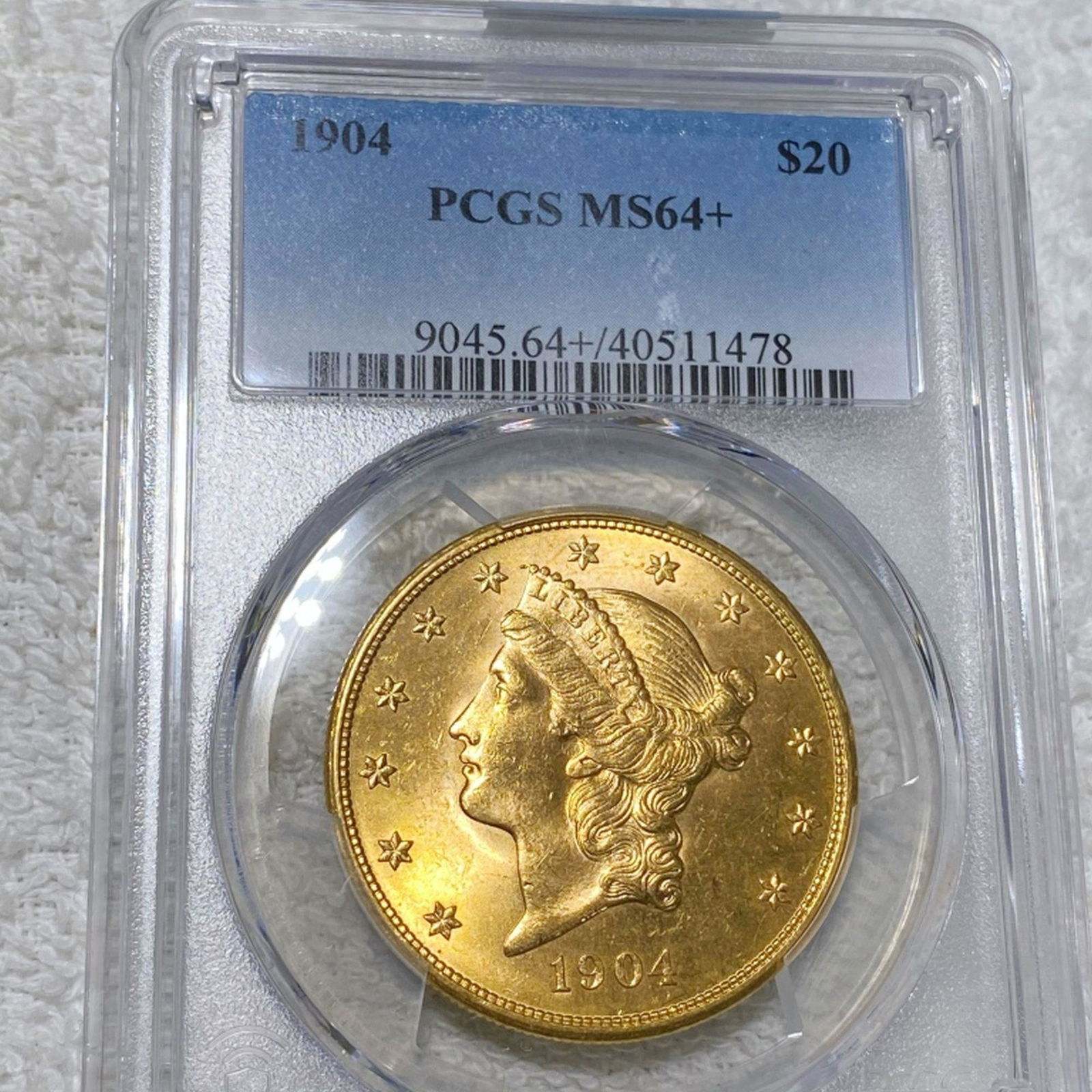 1904 $20 Gold Double Eagle PCGS - MS64+ (1 of 2)