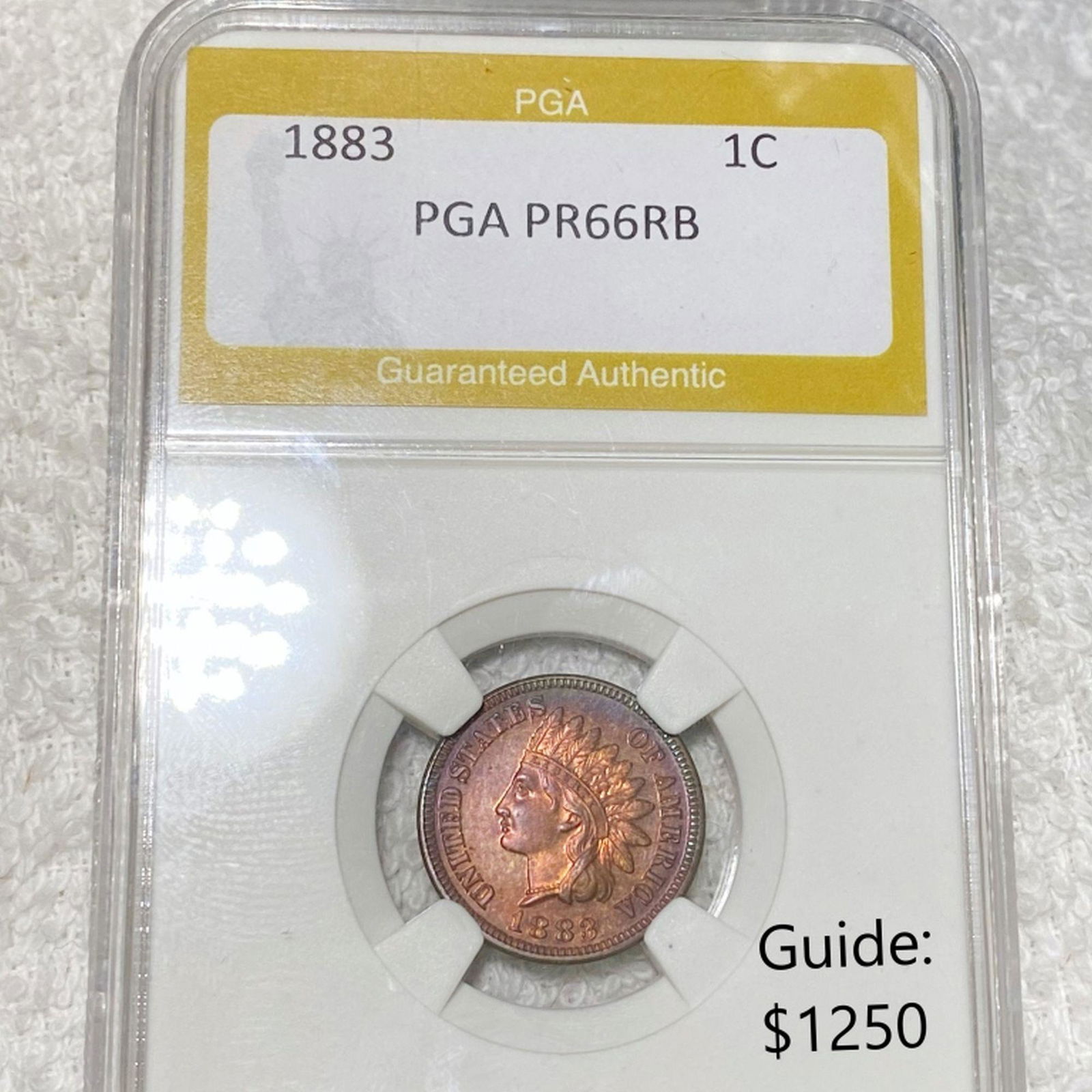 1883 Indian Head Penny PGA - PR 66 RB (1 of 2)