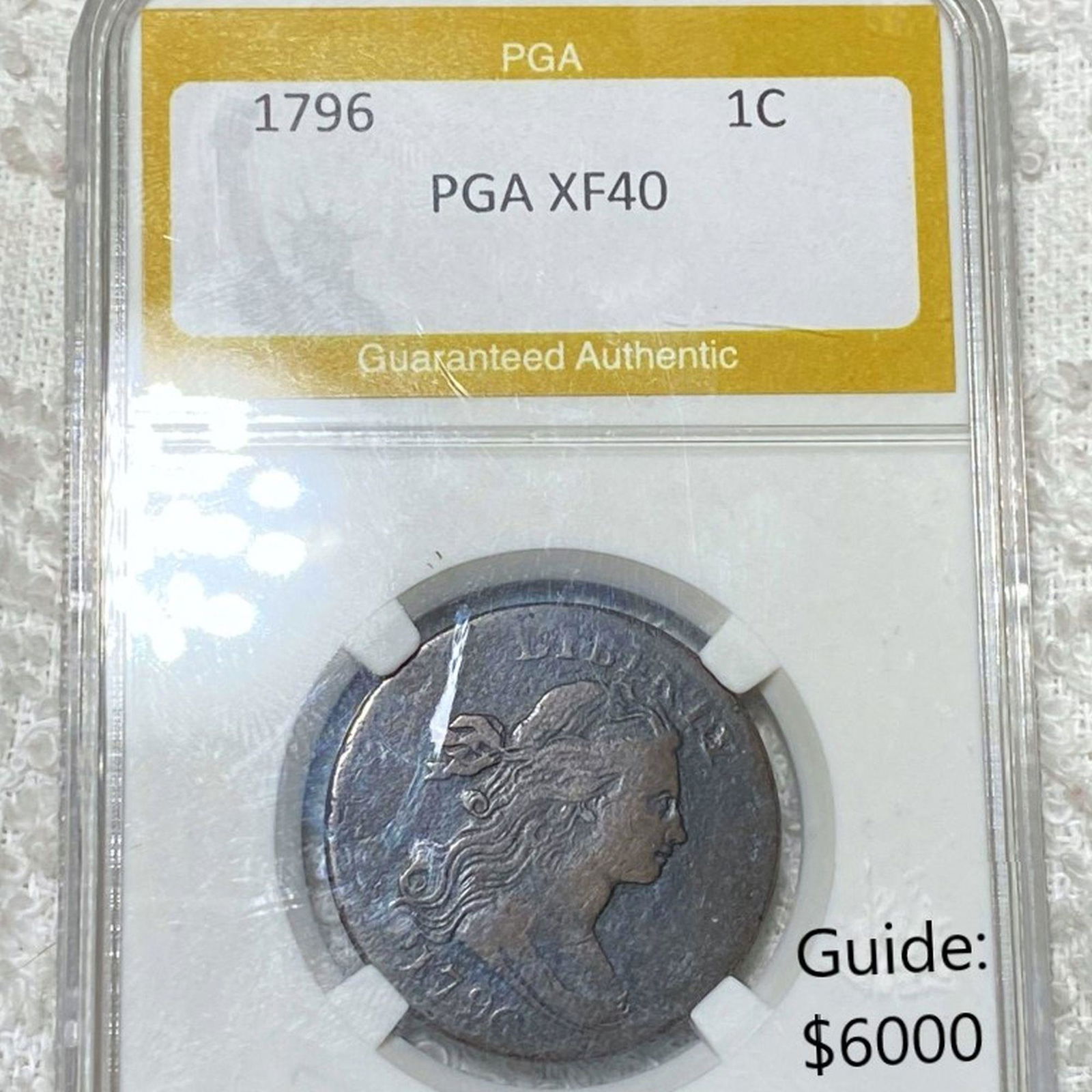 1796 Draped Bust Large Cent PGA - XF40 (1 of 2)