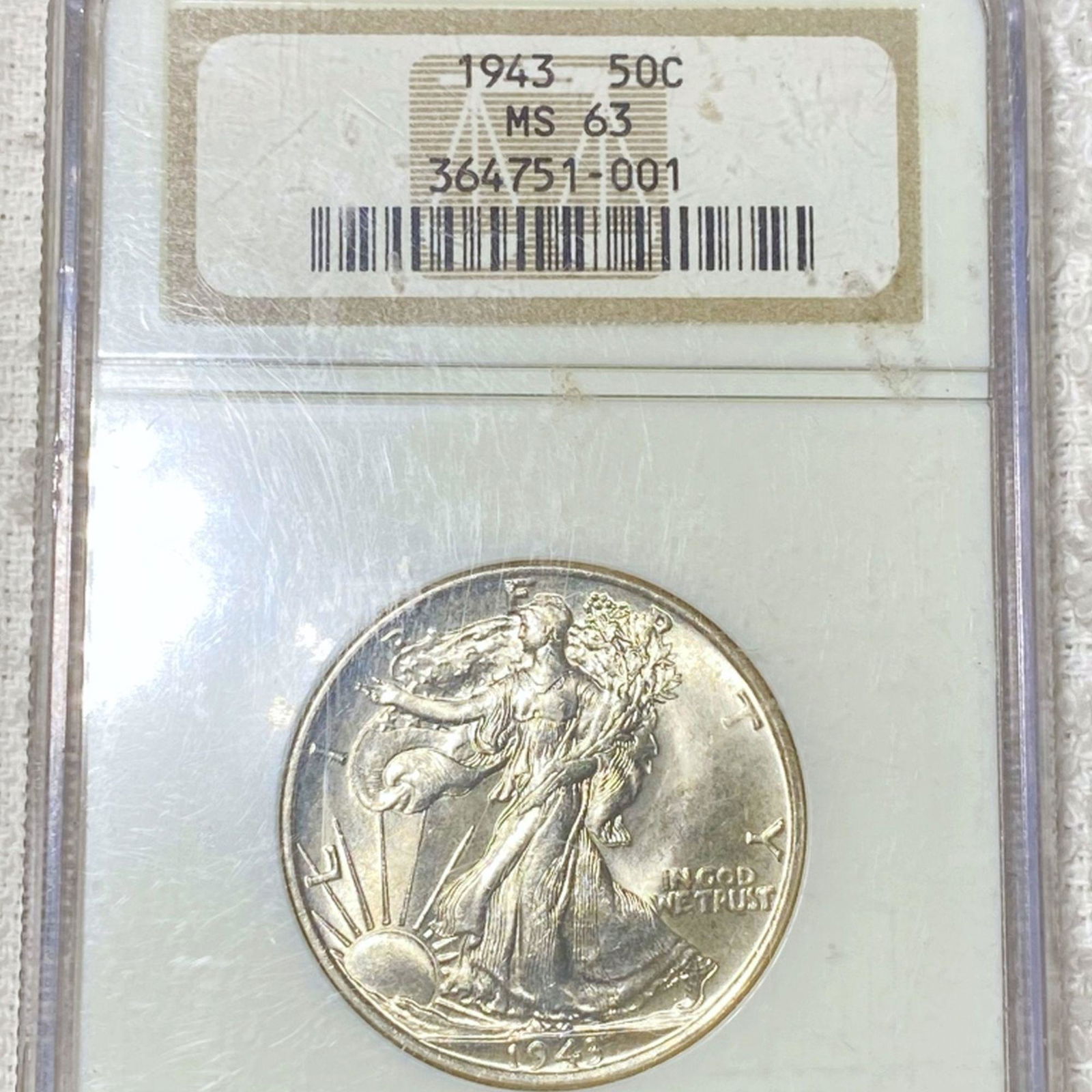 1943 Walking Half Dollar NGC - MS63 (1 of 2)
