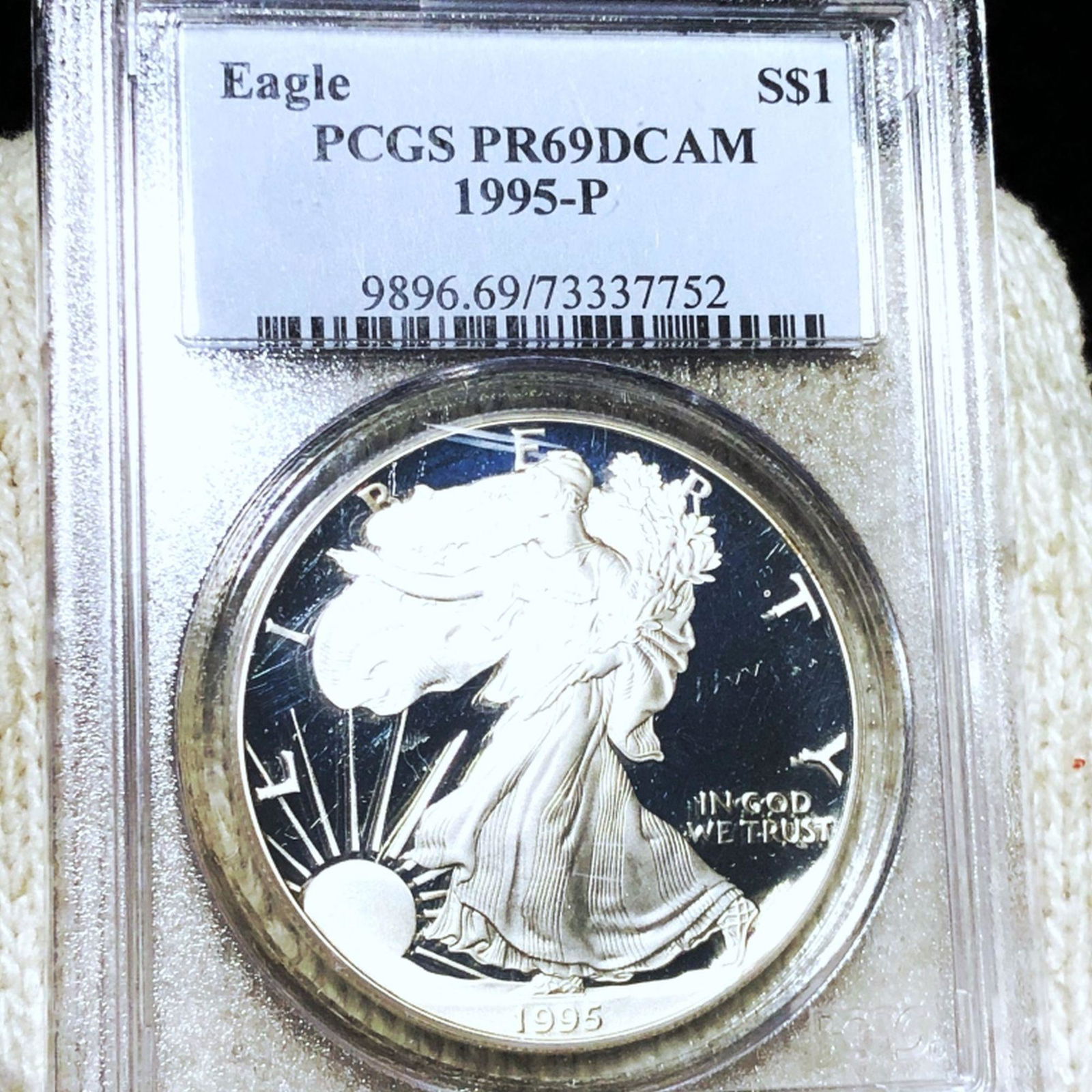 1995 Silver Eagle PCGS - PR 69 DCAM (1 of 2)