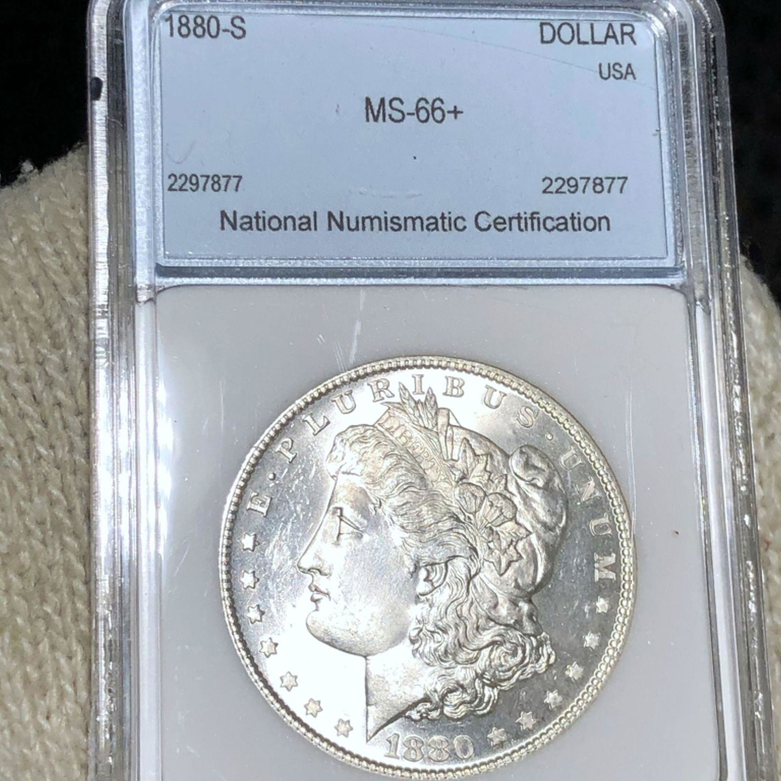 1880-S Morgan Silver Dollar NNC - MS66+ (1 of 2)