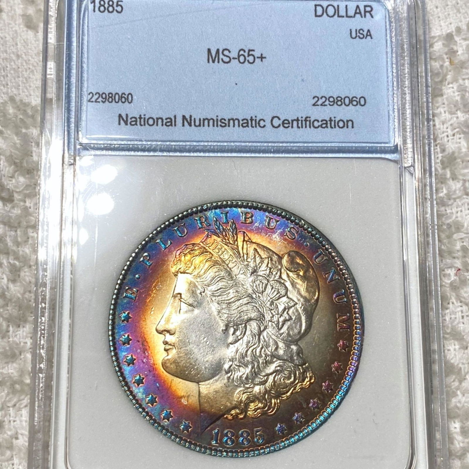 1885 Morgan Silver Dollar NNC - MS65+ (1 of 2)