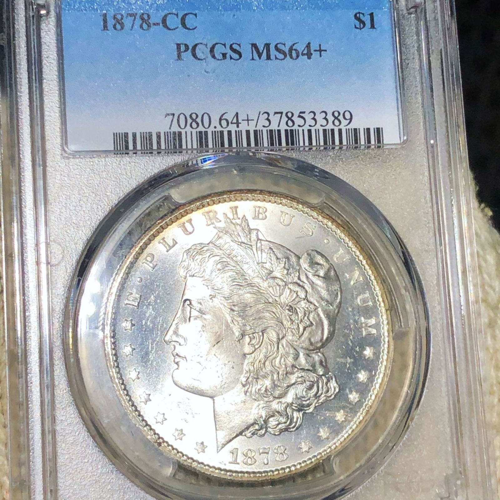 1878-CC Morgan Silver Dollar PCGS - MS64+ (1 of 2)