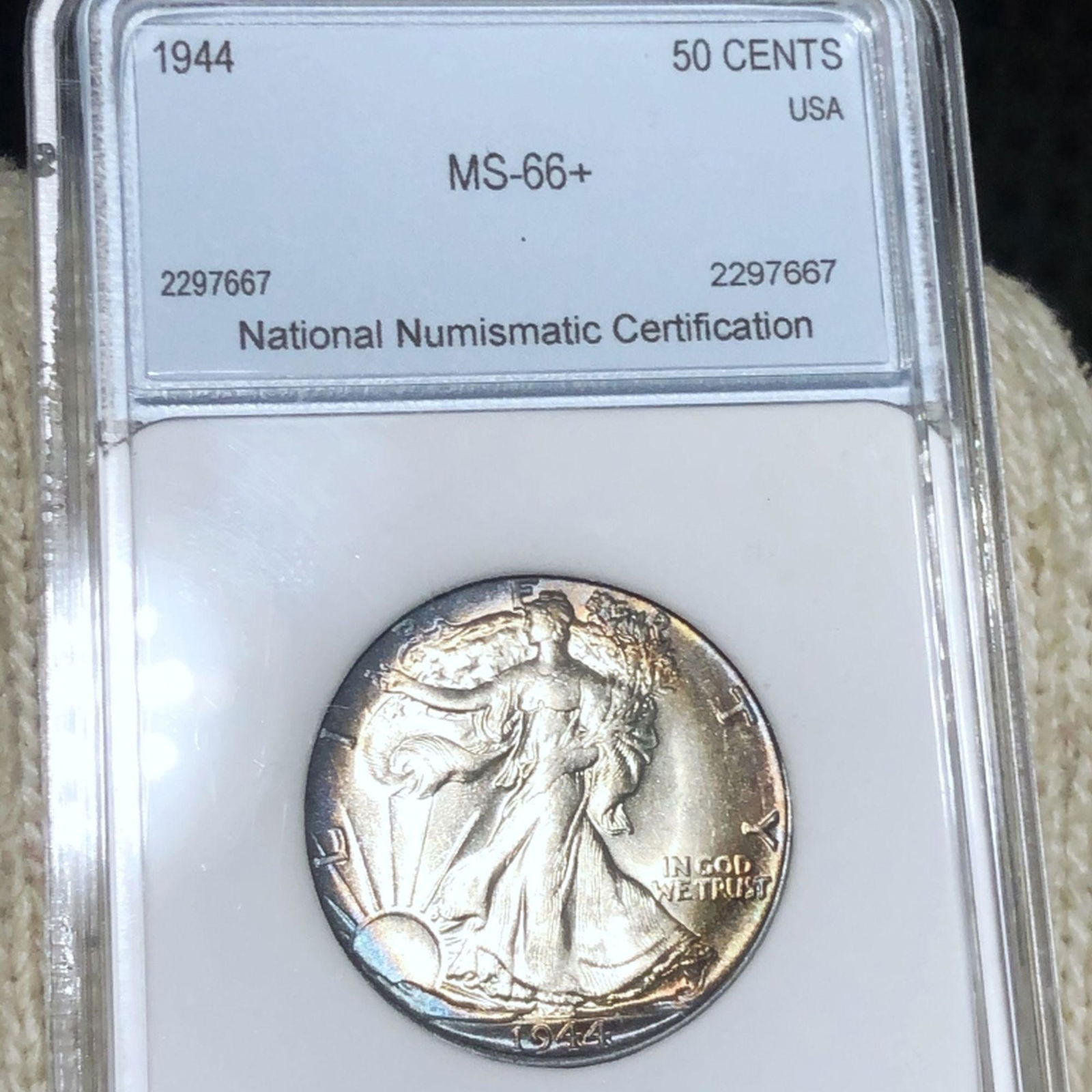 1944 Walking Half Dollar NNC - MS66+ (1 of 2)