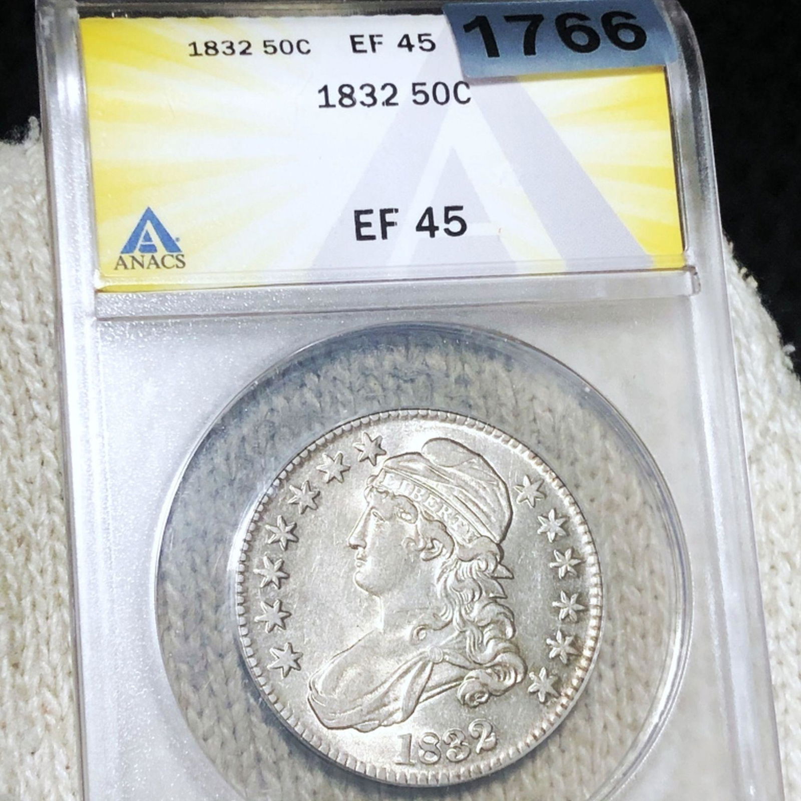 1832 Capped Bust Half Dollar ANACS - EF45 (1 of 2)