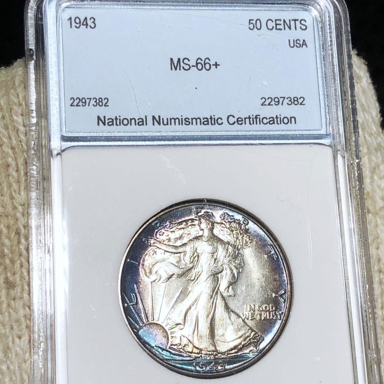 1943 Walking Half Dollar NNC - MS66+ (1 of 2)