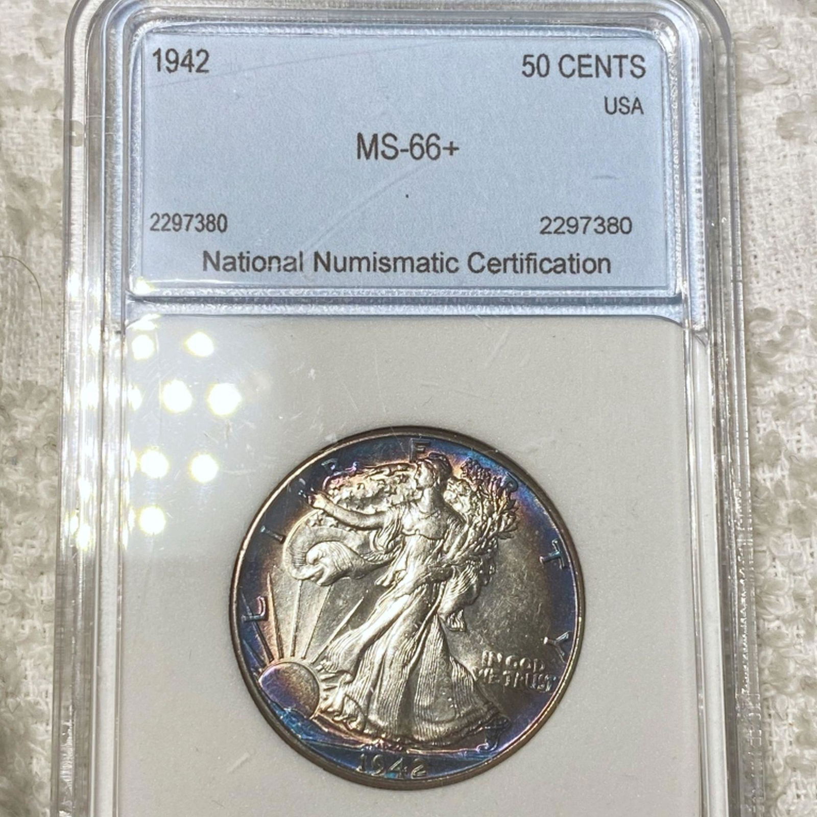 1942 Walking Half Dollar NNC - MS66+ (1 of 2)
