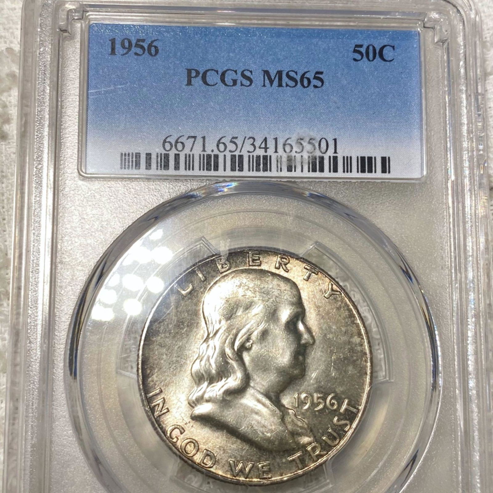 1956 Franklin Half Dollar PCGS - MS65 (1 of 2)