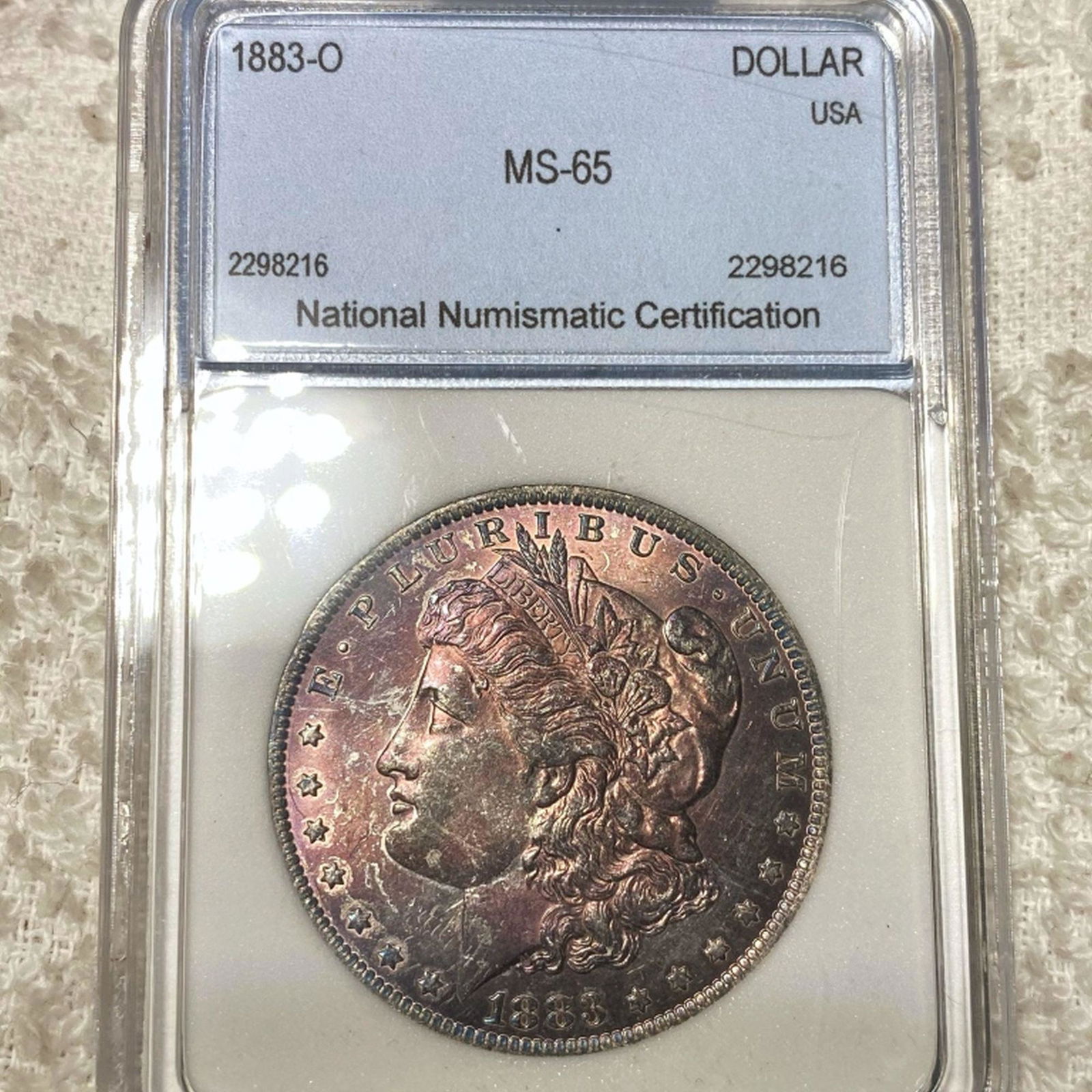 1883-O Morgan Silver Dollar NNC - MS65 (1 of 2)