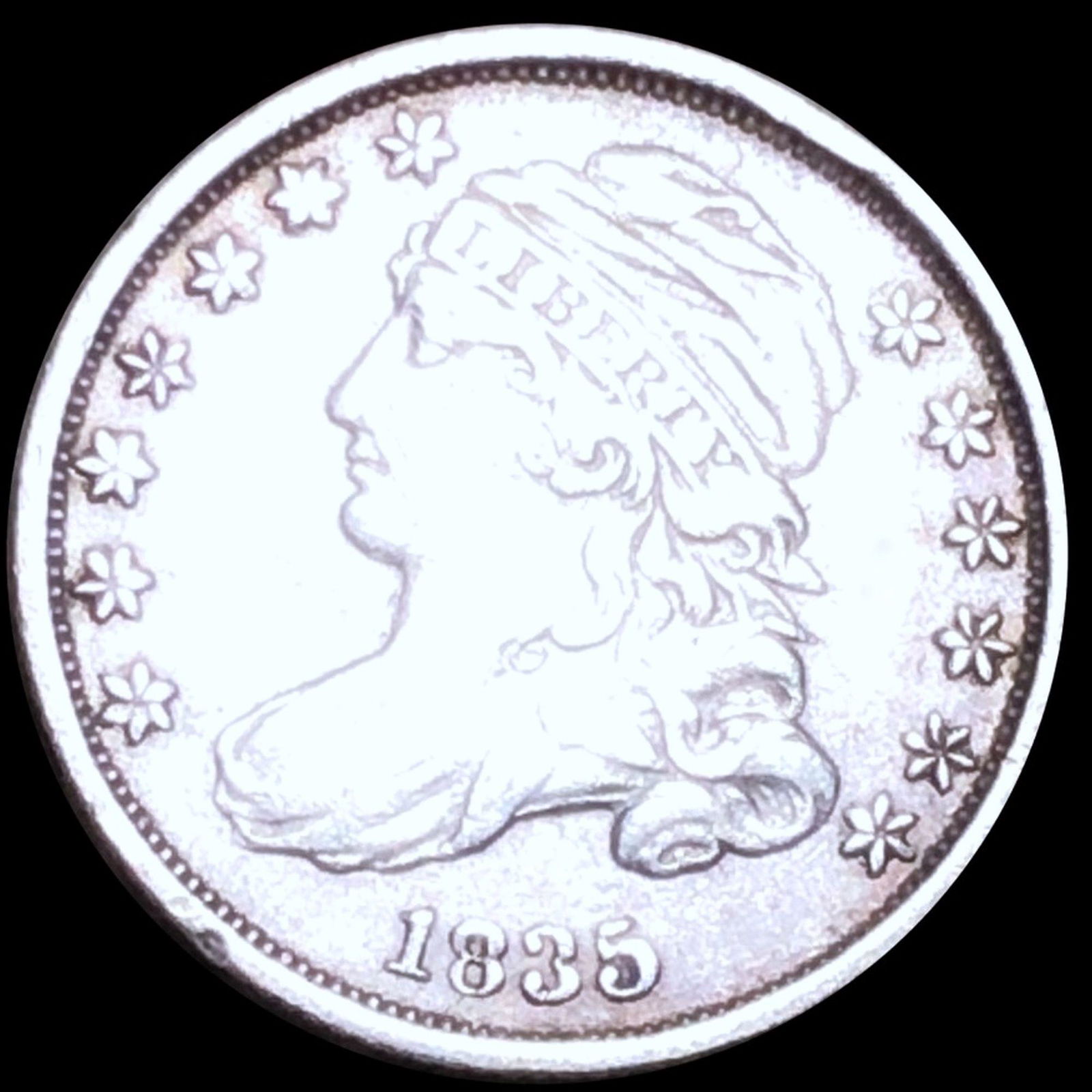 1835 Capped Bust Dime ABOUT UNCIRCULATED (1 of 2)