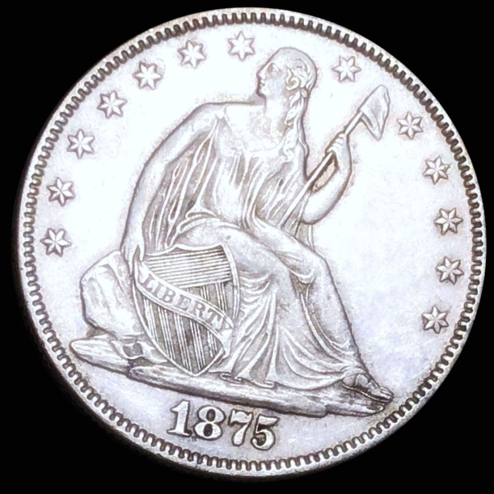 1875 Seated Half Dollar UNCIRCULATED (1 of 2)