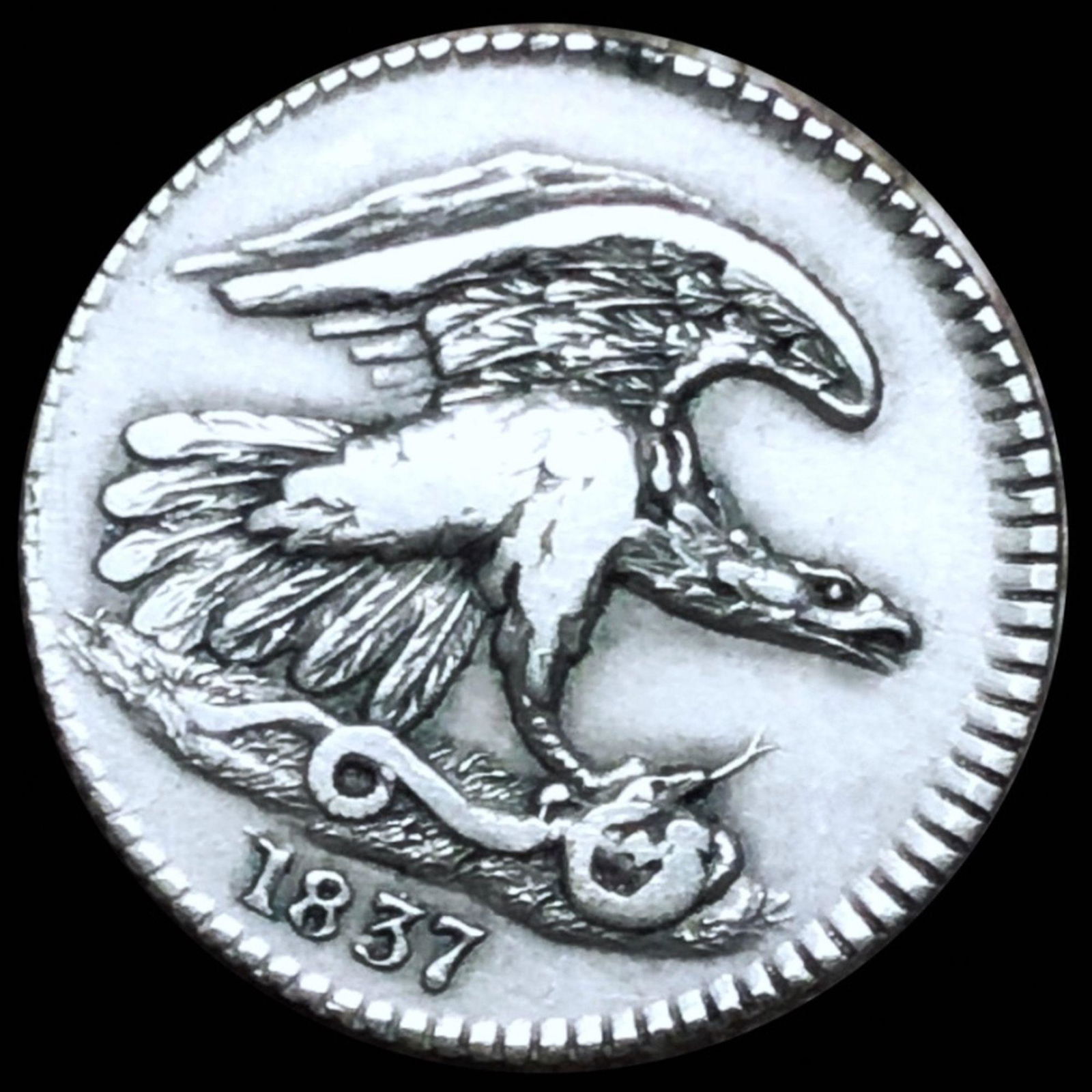 1837 Feuchtwanger Large Cent LIGHTLY CIRCULATED (1 of 2)