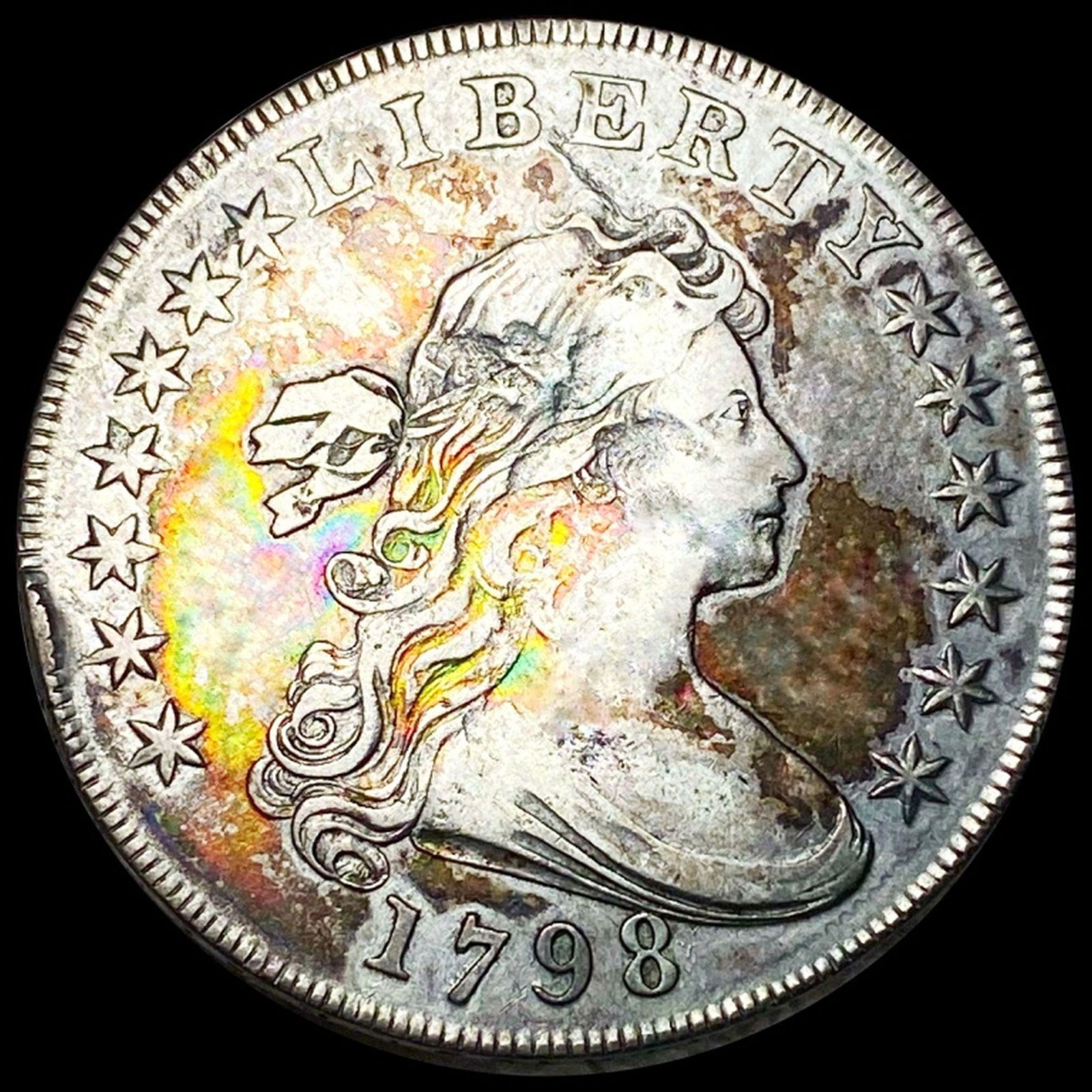 1798 Draped Bust Dollar ABOUT UNCIRCULATED (1 of 2)