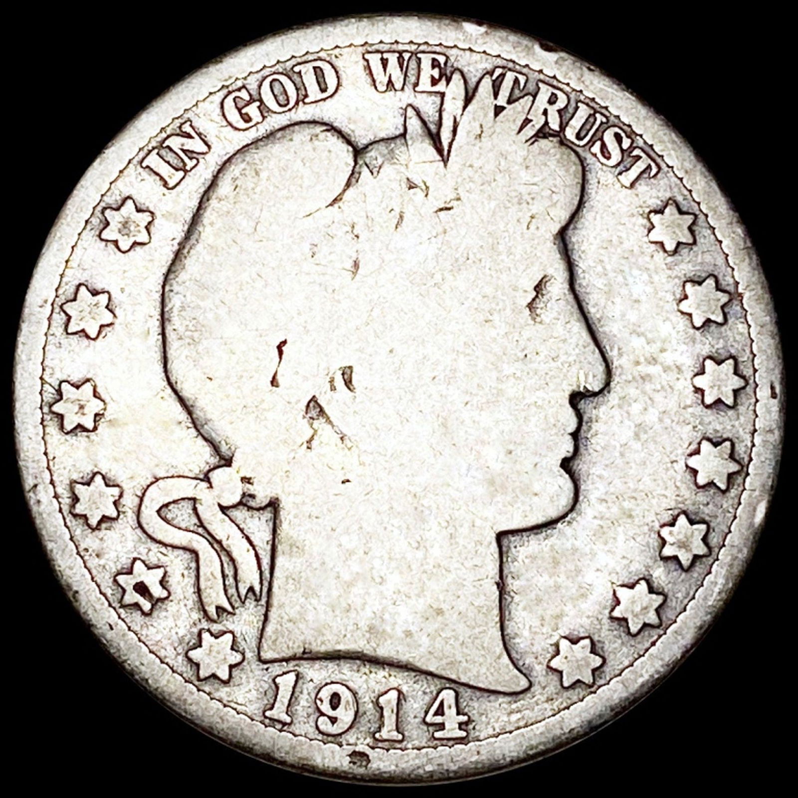 1914 Barber Half Dollar NICELY CIRCULATED (1 of 2)